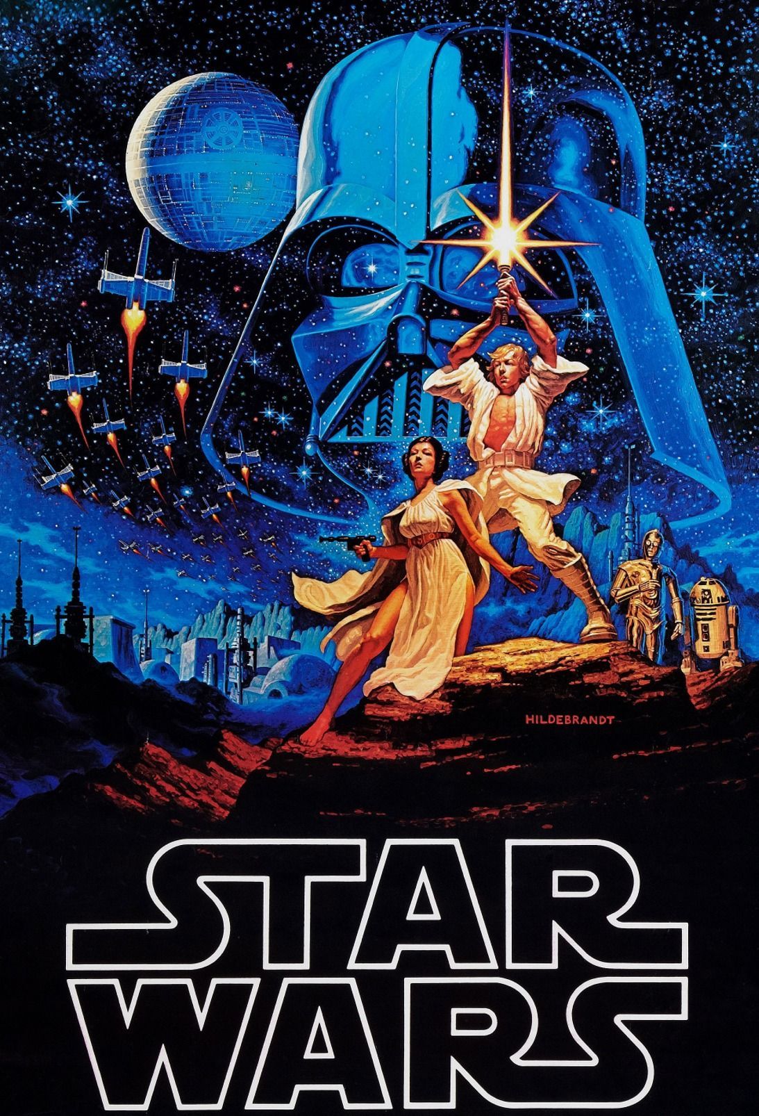 Poster Star Wars classico, Jedi, 1093x1606 Full HD Verticale, Smartphone
