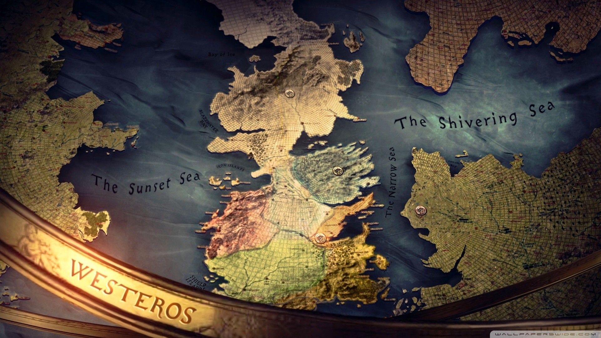 Mappa di Westeros, Game of Thrones, Trono di Spade, 1920x1080 Full HD, Desktop