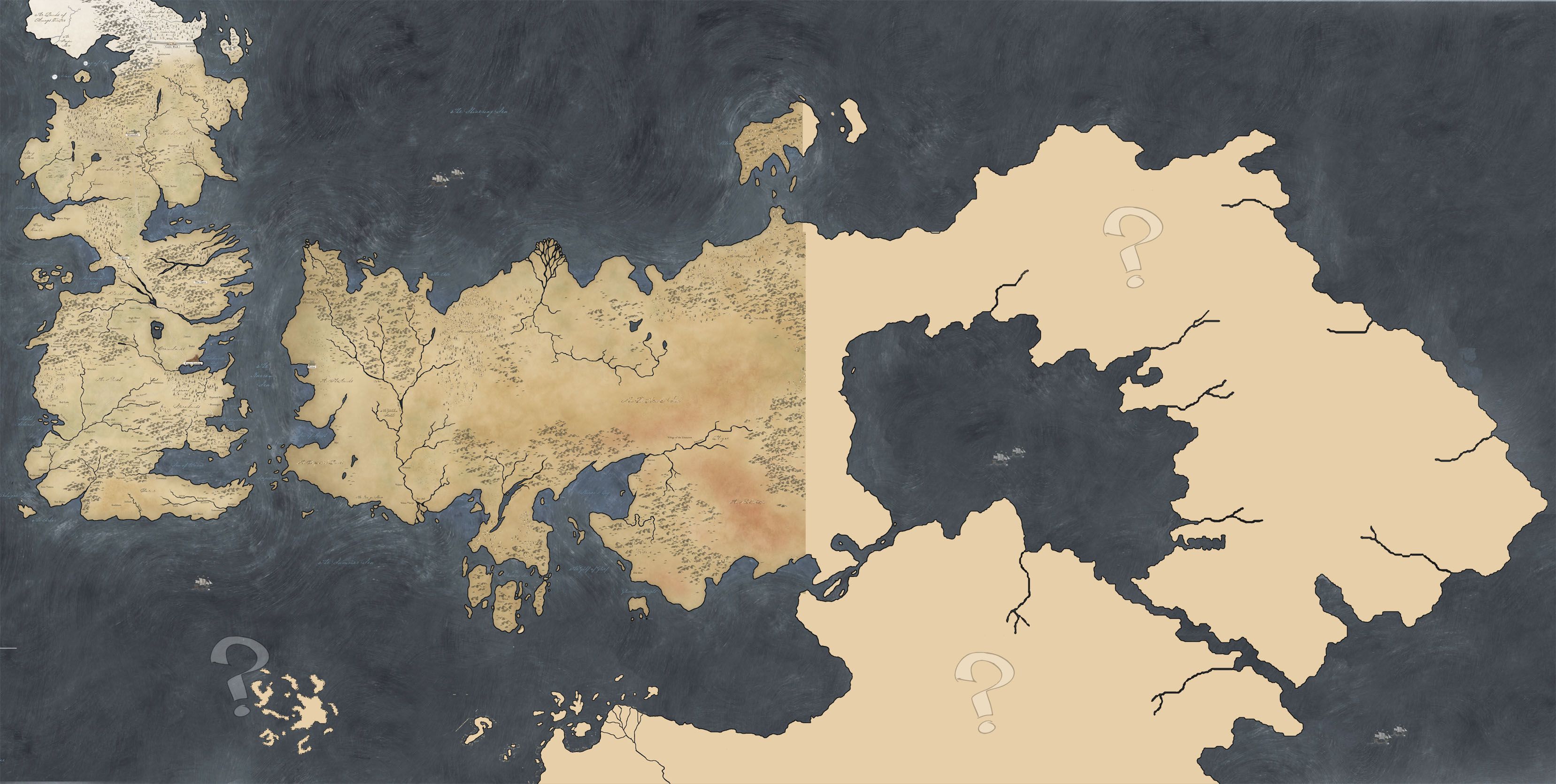 Mappa di Westeros, 1920x1080 1080p, PC