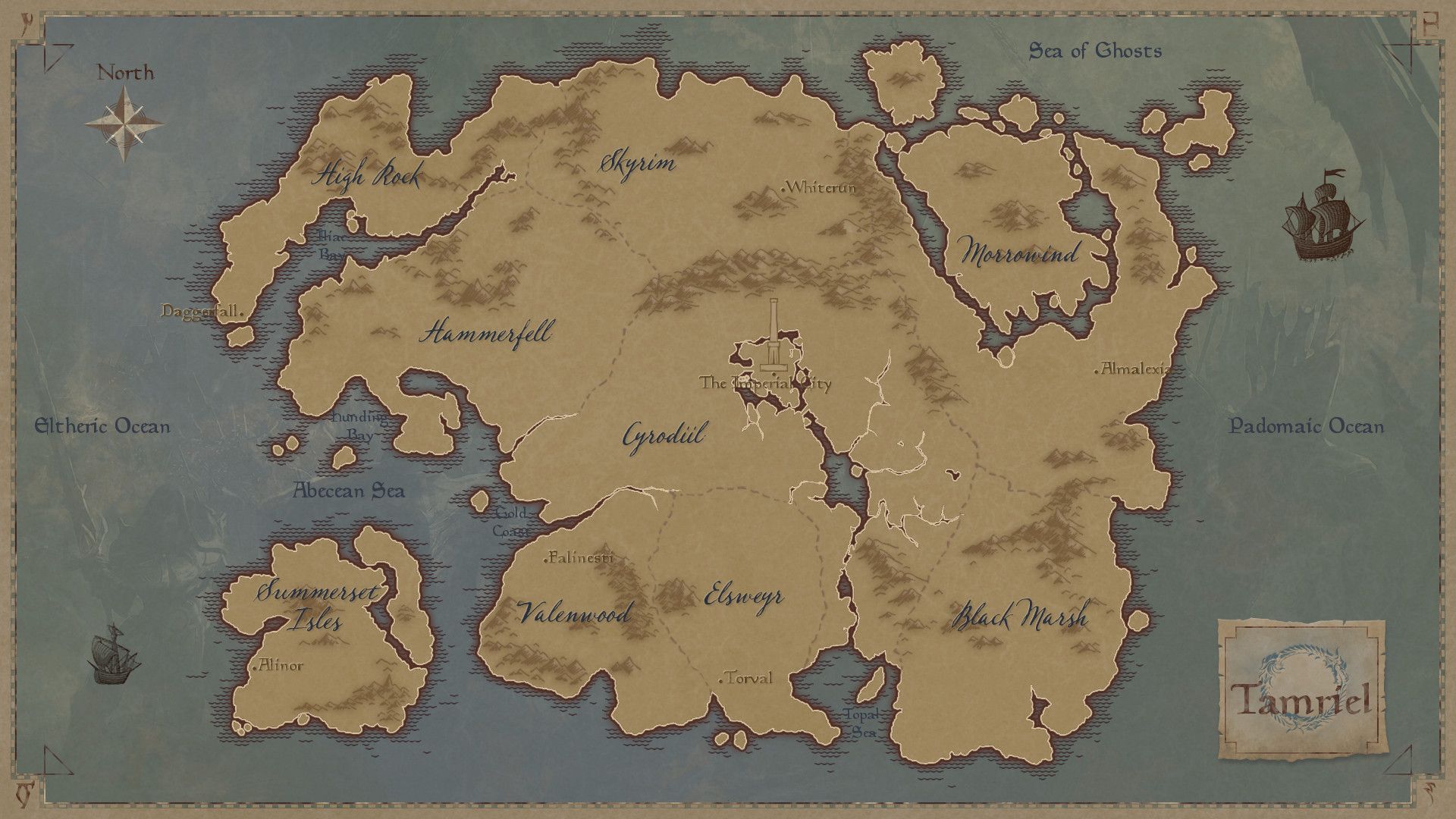 Mappa del mondo antica seppia, 1920x1080 1080p, Desktop