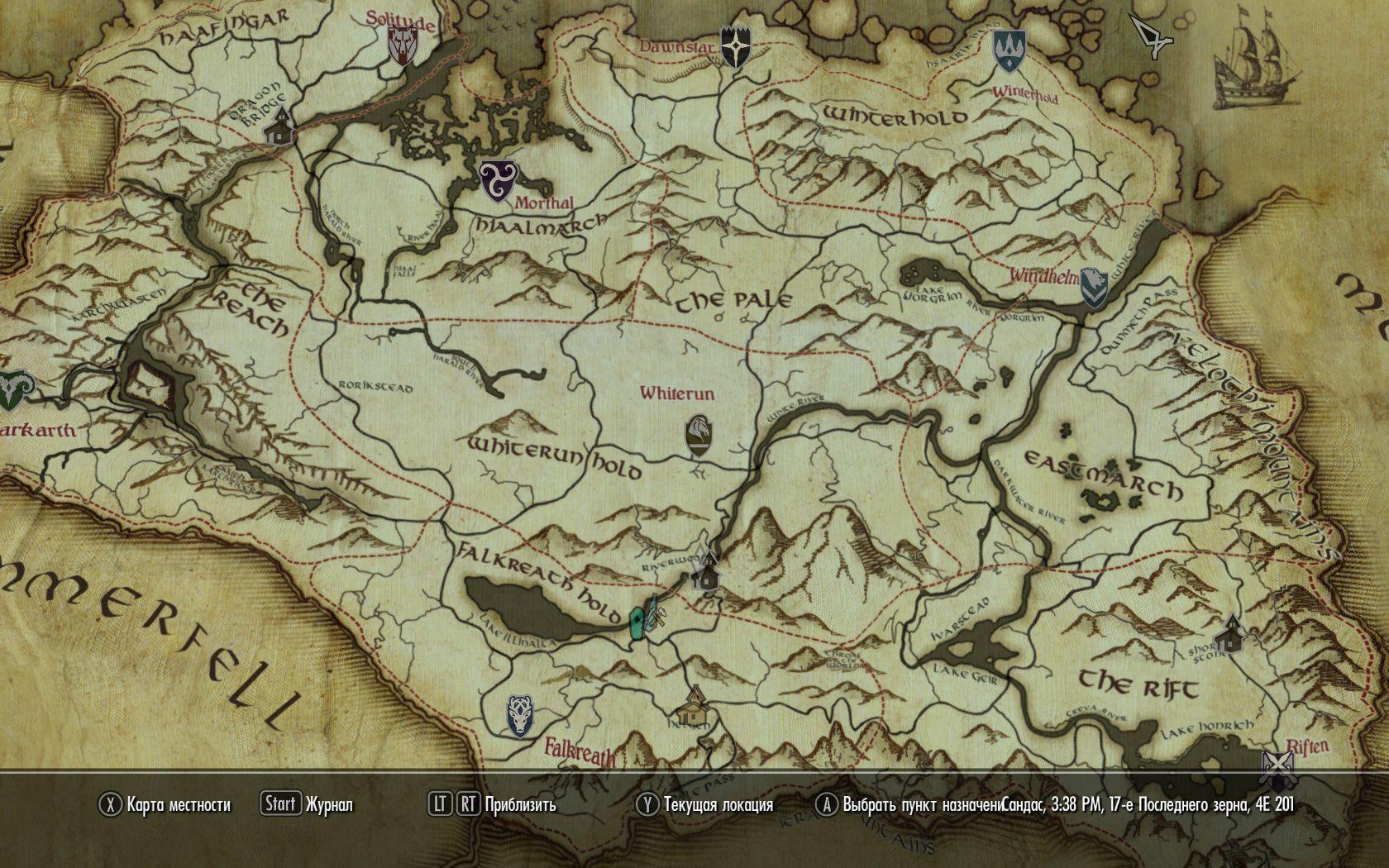 Mappa di Skyrim antica, 1920x1080 Full HD 1080p, Desktop