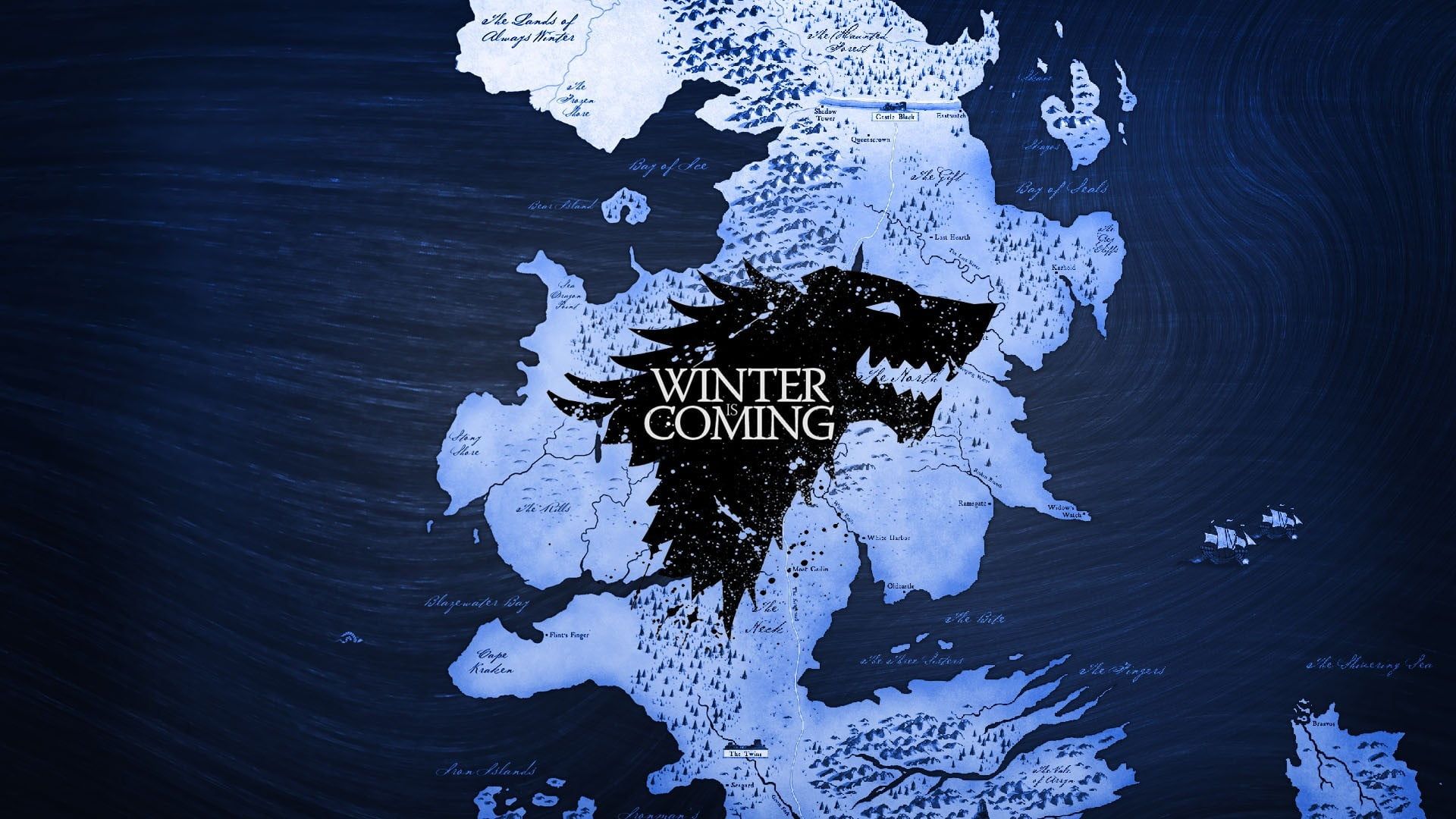 Mappa Westeros Game of Thrones, Trono di Spade, 1920x1080 Full HD 1080p, PC