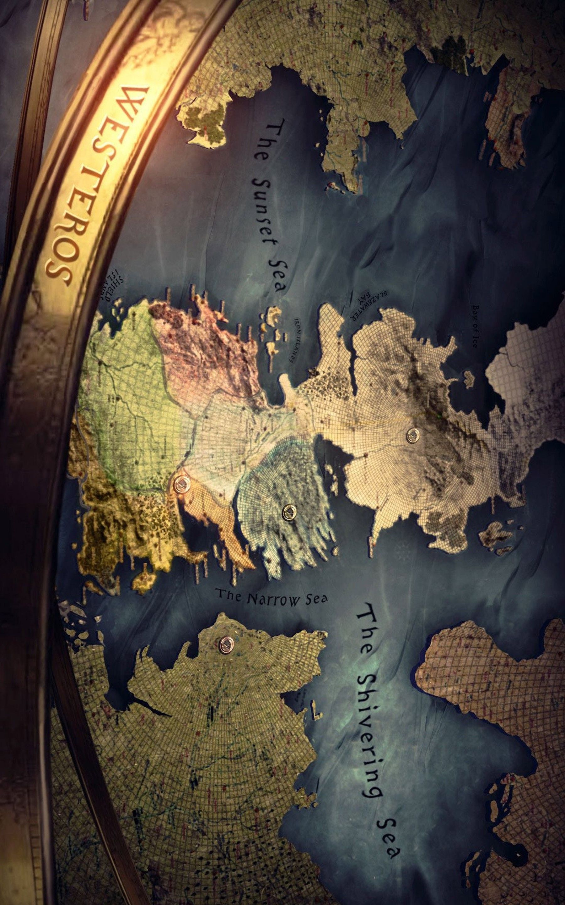 Mappa di Westeros, Game of Thrones, 1800x2880 Full HD Verticale, iPhone Air