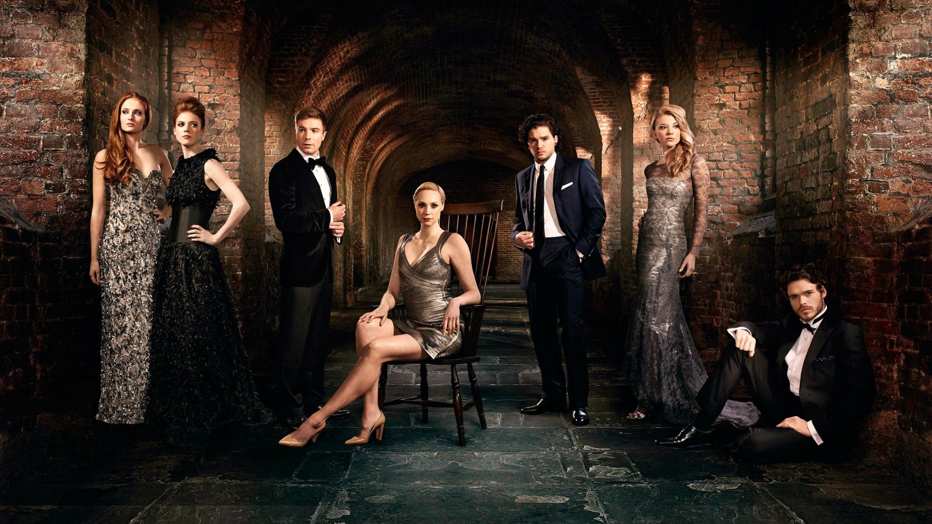 Cast Game of Thrones eleganti, 1920x1080 Full HD 1080p, Desktop