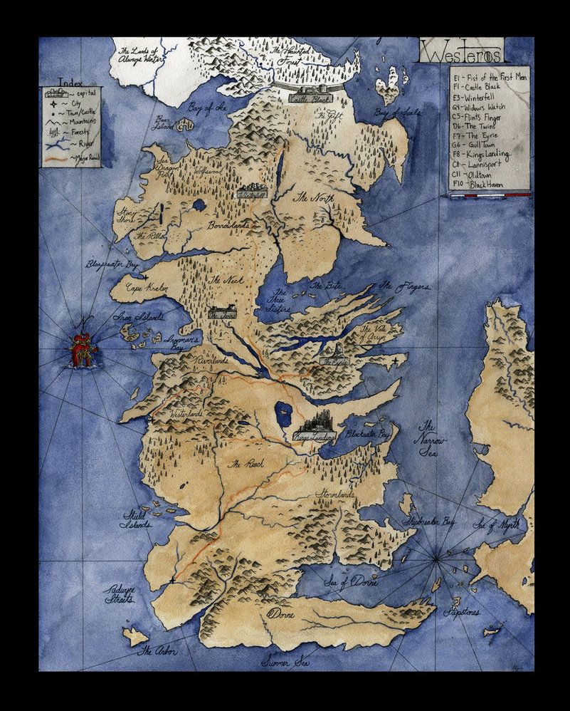 Mappa di Westeros, 801x998 Full HD Verticale, iPhone Pro