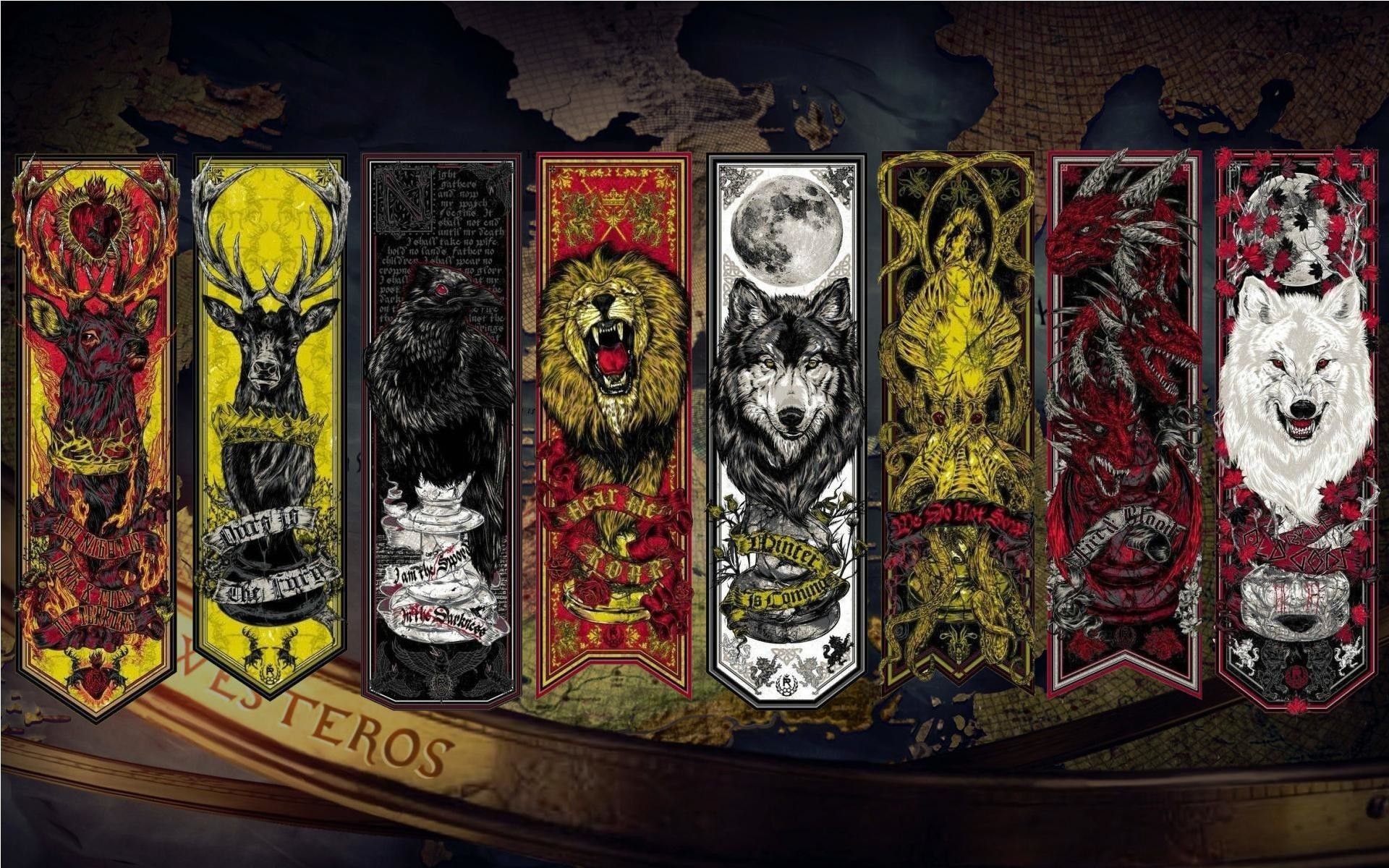 Stemmi casate Game of Thrones, 1920x1200 Full HD+, PC