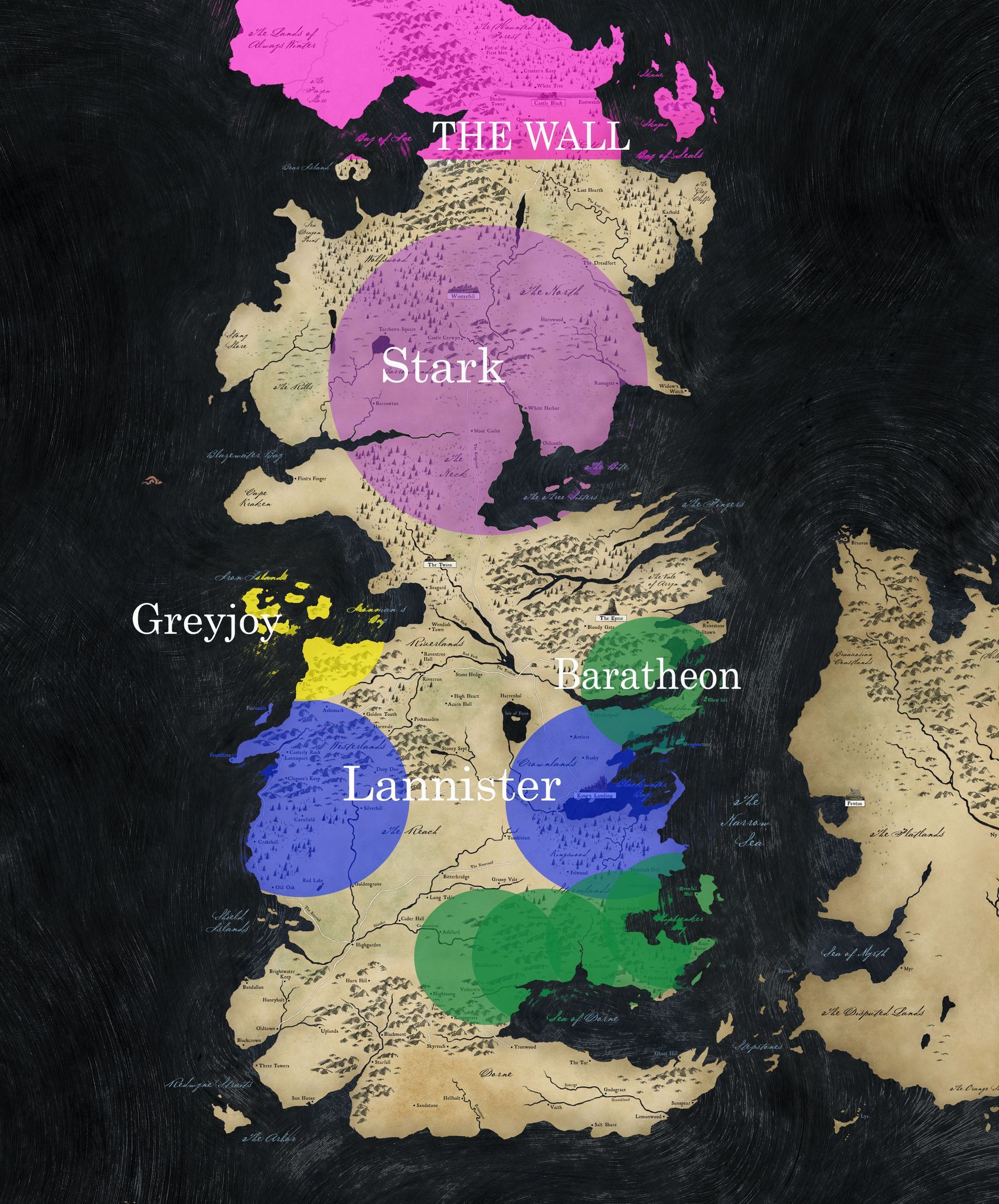 Mappa Game of Thrones Westeros, Trono di Spade, 1692x2040 Full HD Verticale, iPhone Plus