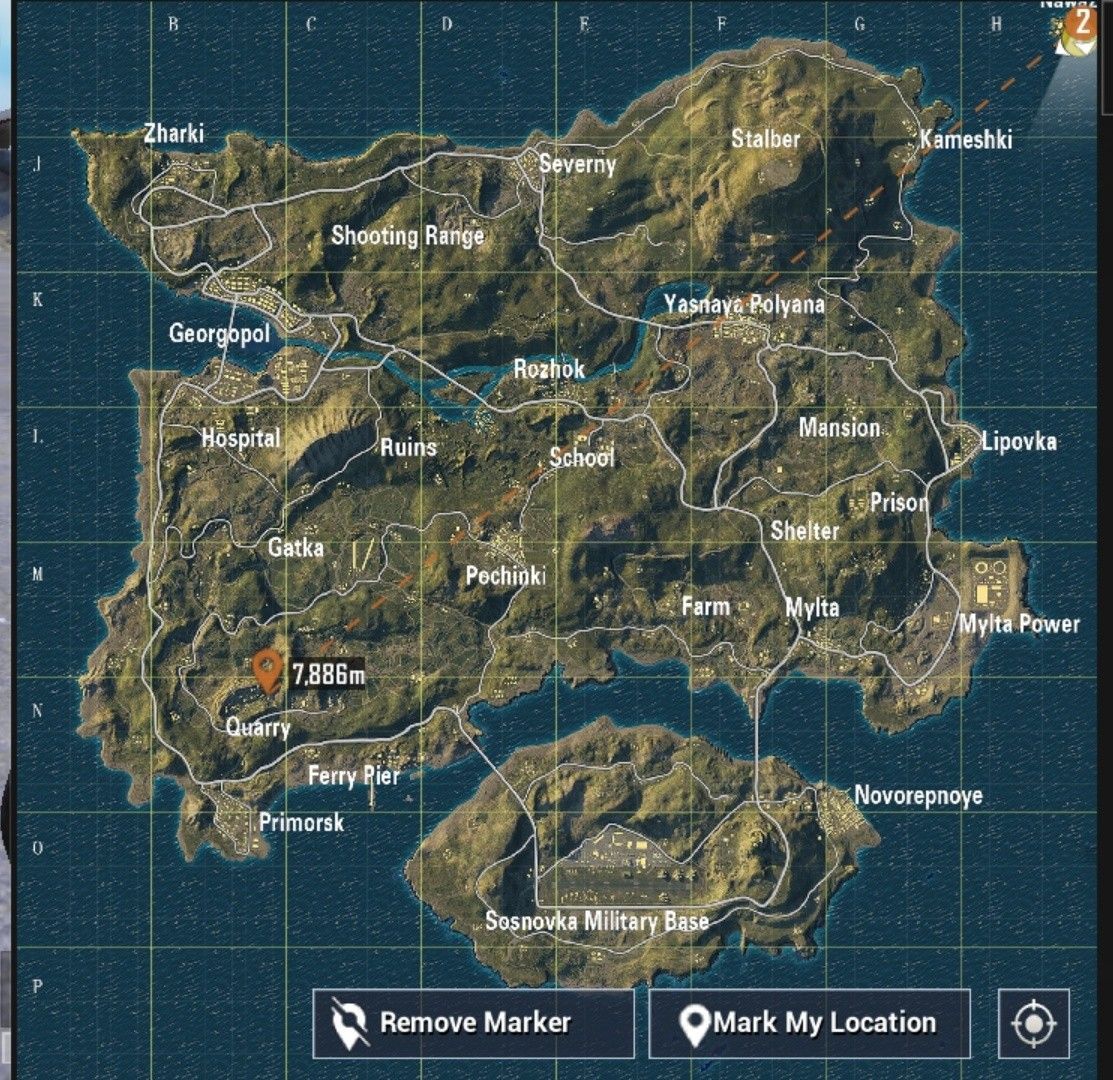Mappa Sanhok PUBG, rovine, 1920x1040 Full HD 1080p, iMac