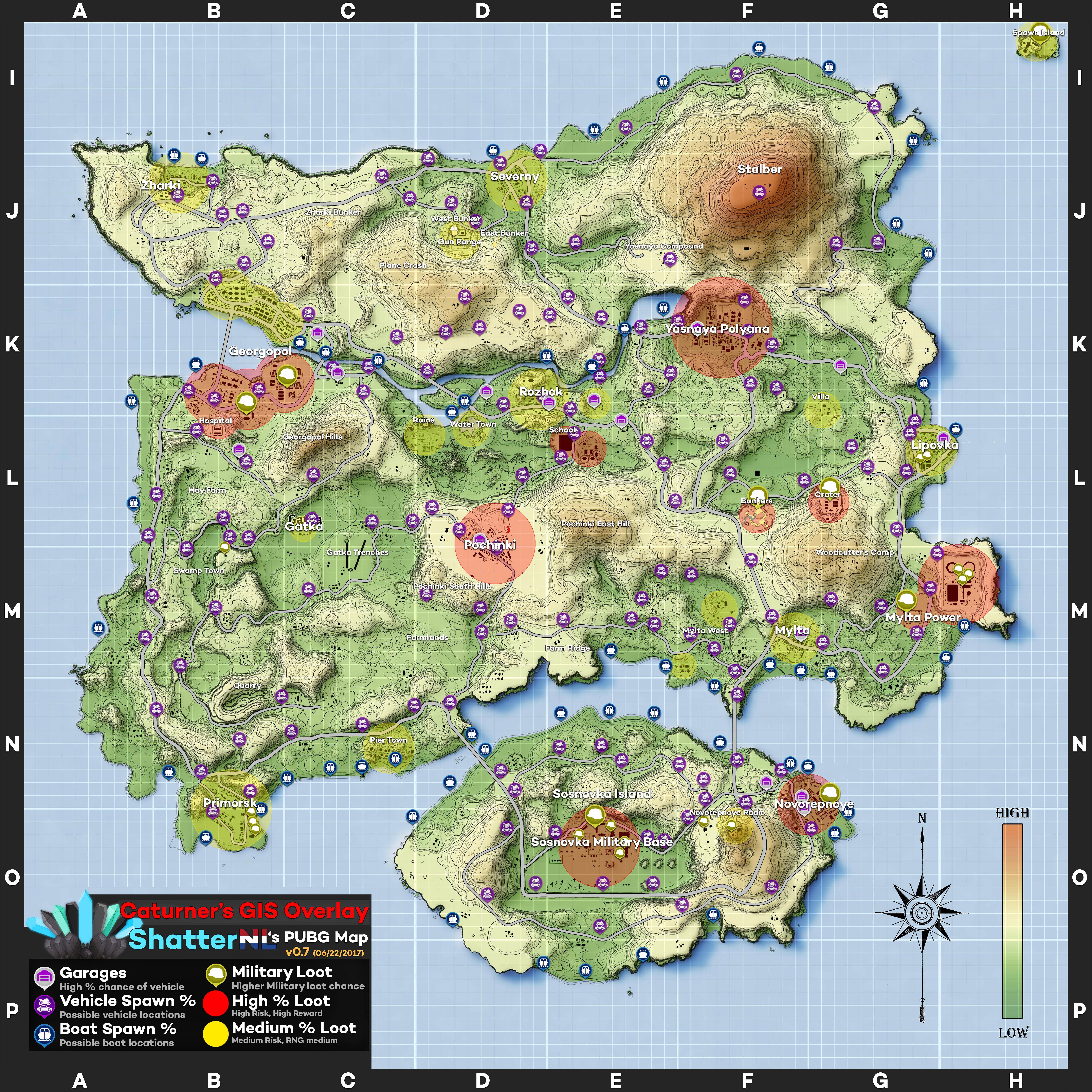 Mappa Erangel PUBG dall'alto, 1600x900 HD, Laptop