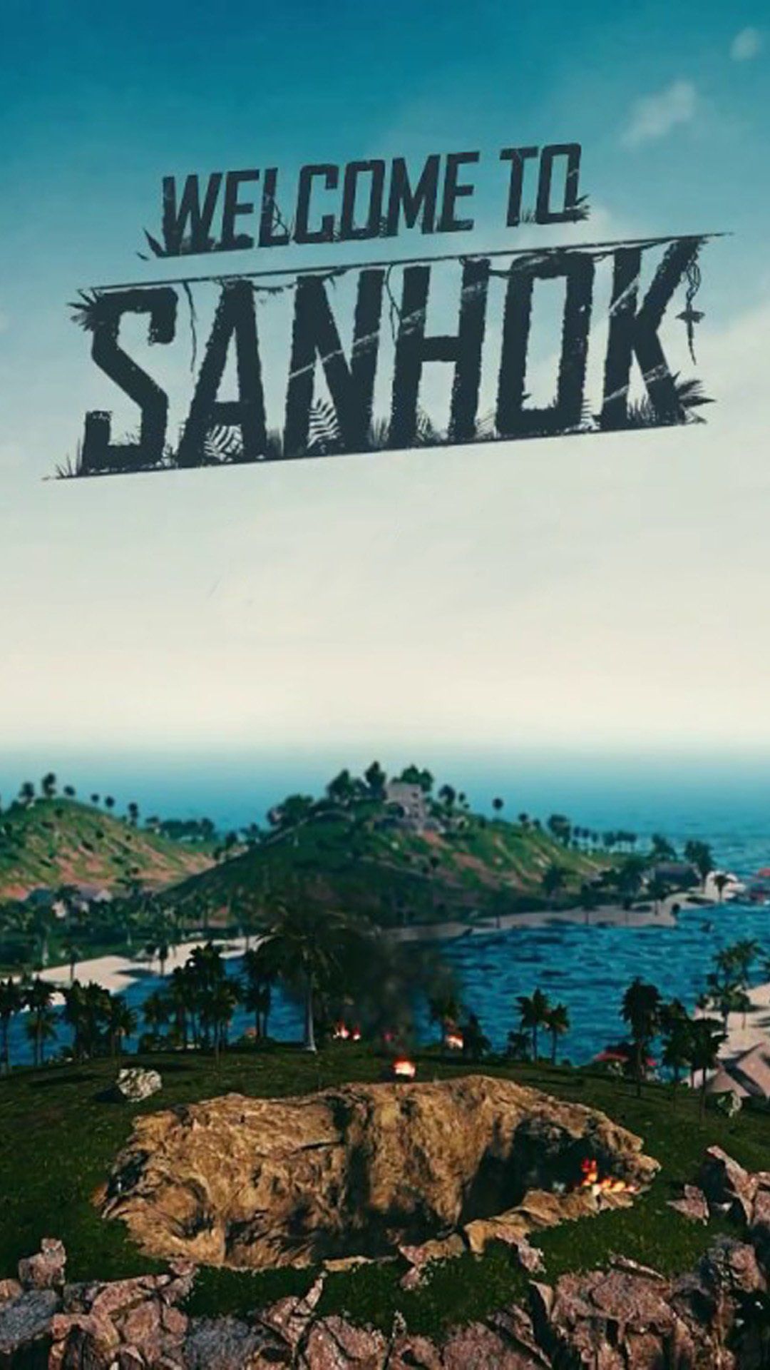 Mappa Sanhok PUBG isola, 1080x1920 Full HD Verticale, Smartphone