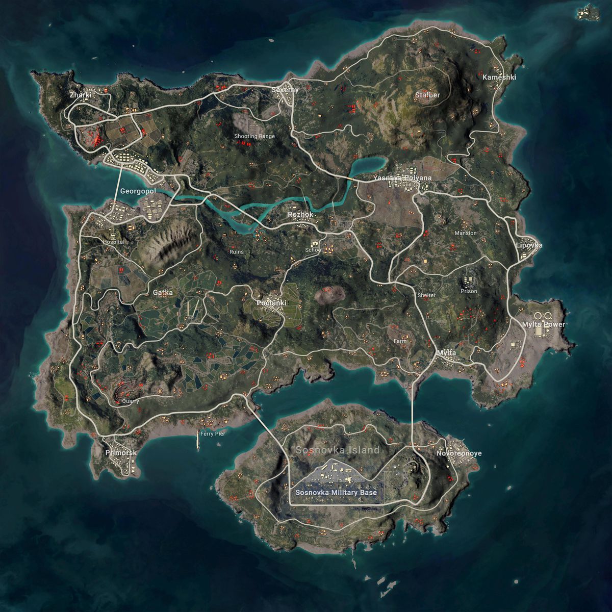 Mappa PUBG grotta sotterranea, 3840x2160 4K Ultra HD, Monitor 4K