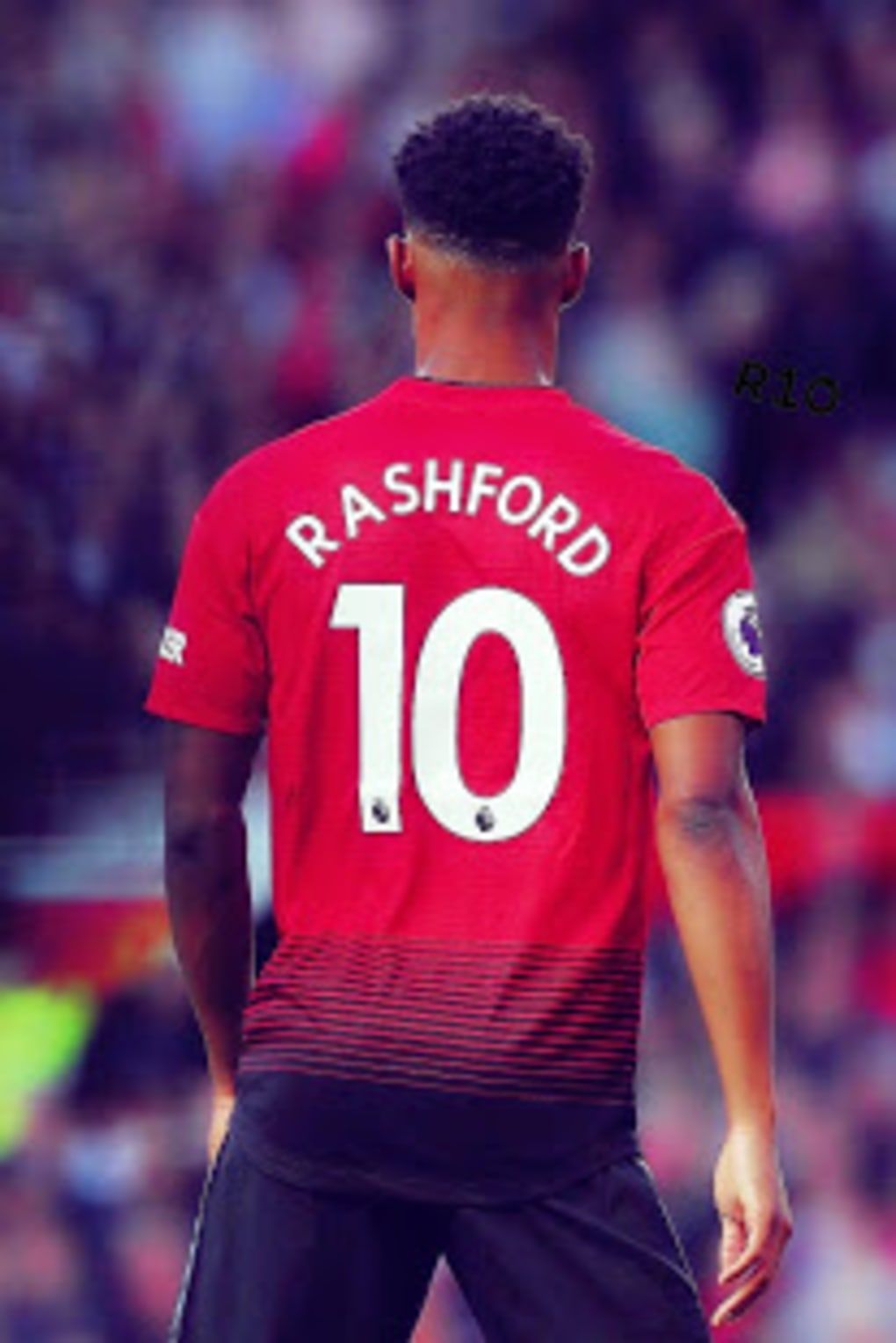 Rashford maglia Manchester United, 1020x1528 Verticale, Telefono