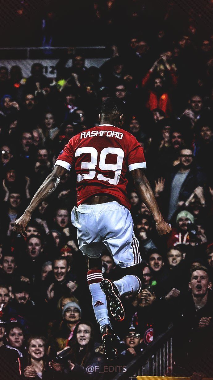 Rashford esultanza Manchester United, 690x1227 Full HD Verticale, iPhone
