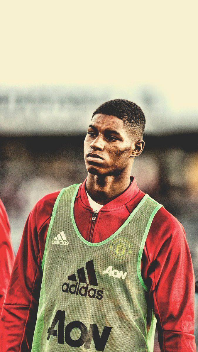 Marcus Rashford Manchester United, 675x1200 Verticale, Telefono
