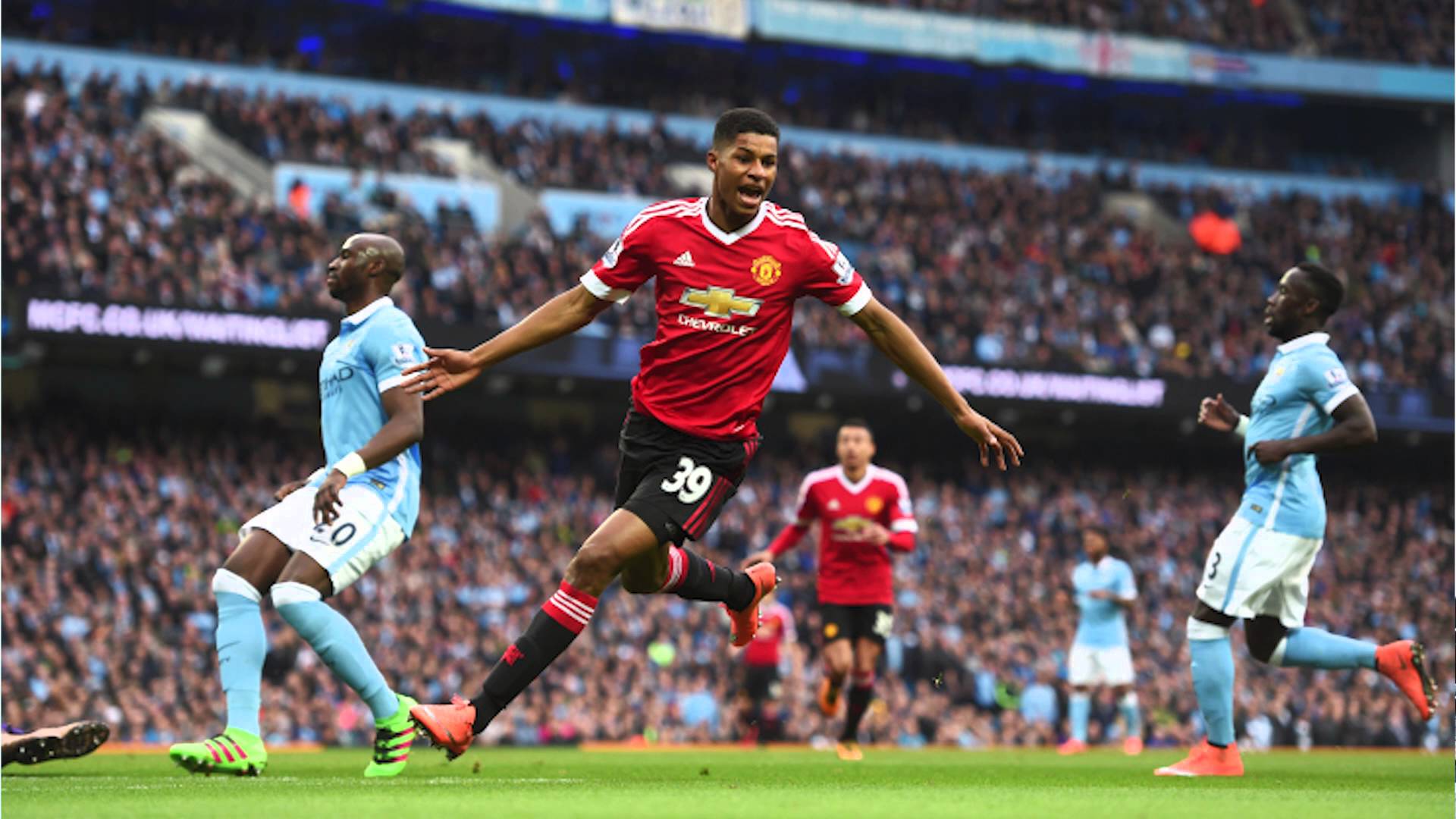 Marcus Rashford Manchester United, 1920x1080 Full HD, Desktop
