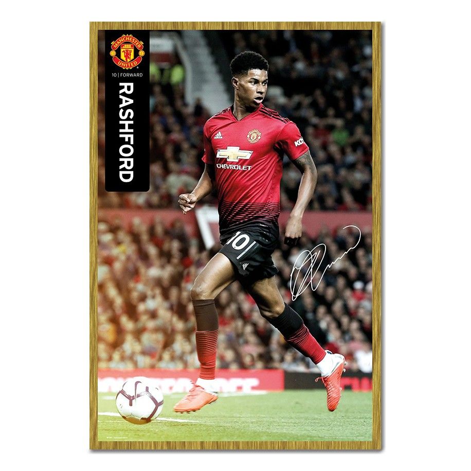 Poster Marcus Rashford Manchester United, 916x916 HD, Desktop