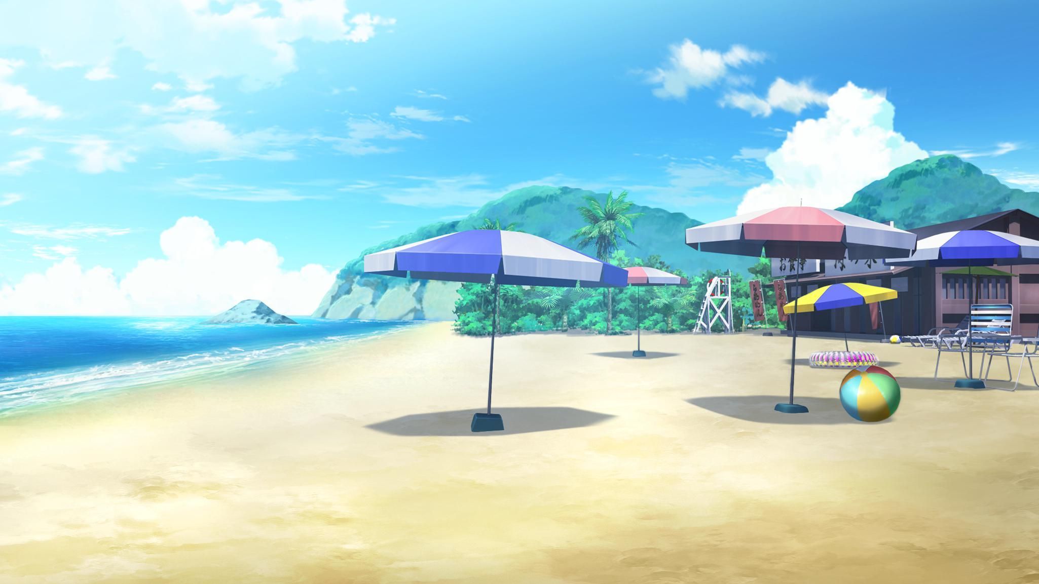 Spiaggia anime cielo azzurro, 6000x3750 4K Ultra HD, Monitor 4K