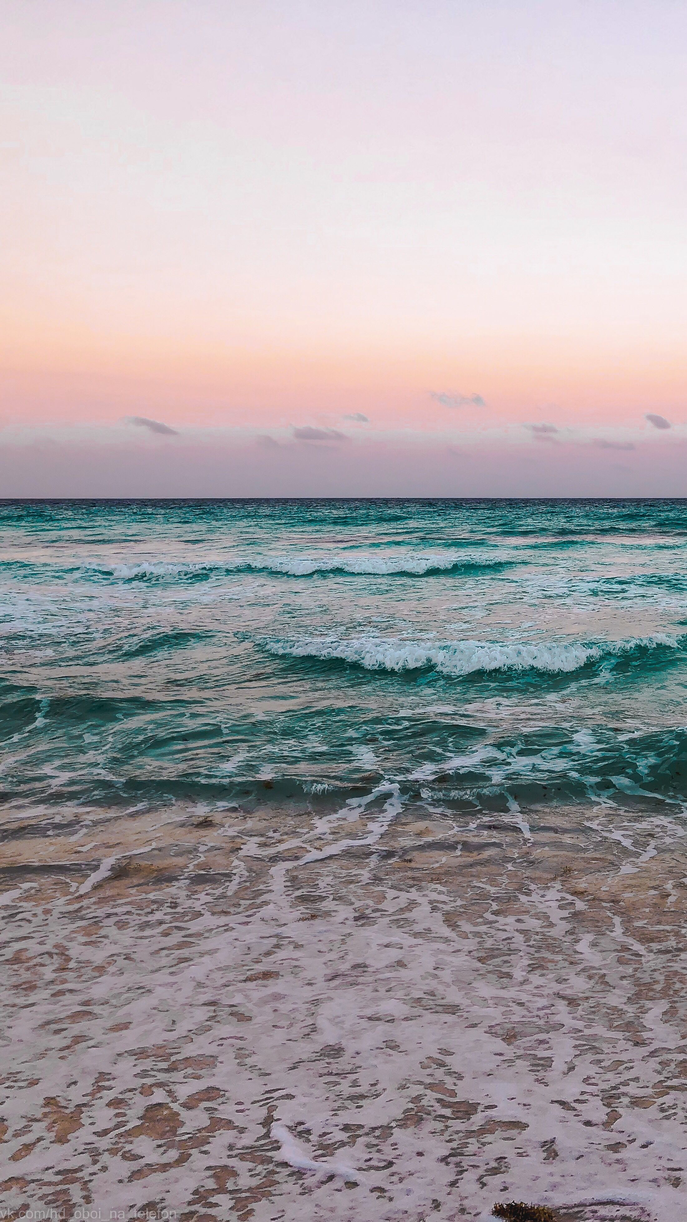 spiaggia mare al tramonto, sfondi 2201x3912 Full HD Verticale, iPhone