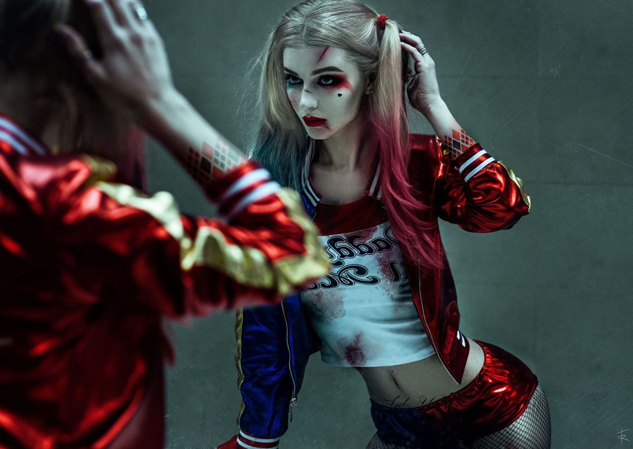 Harley Quinn con giacca rossa, DC Comics, 1280x908 HD, Desktop