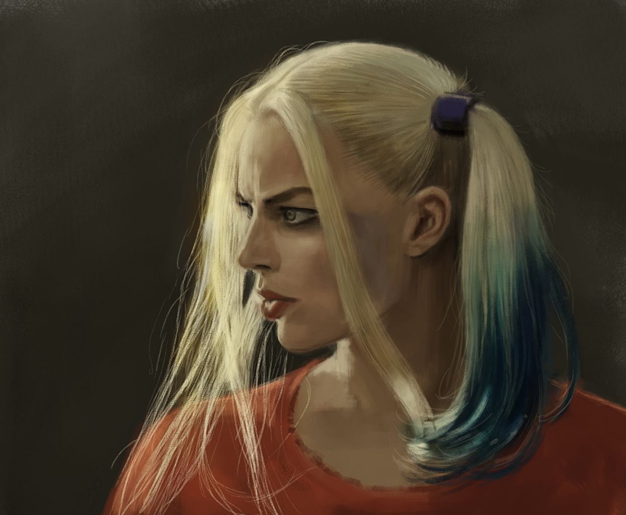 Harley Quinn con mazza da baseball, 1440x2560 Verticale, Mobile
