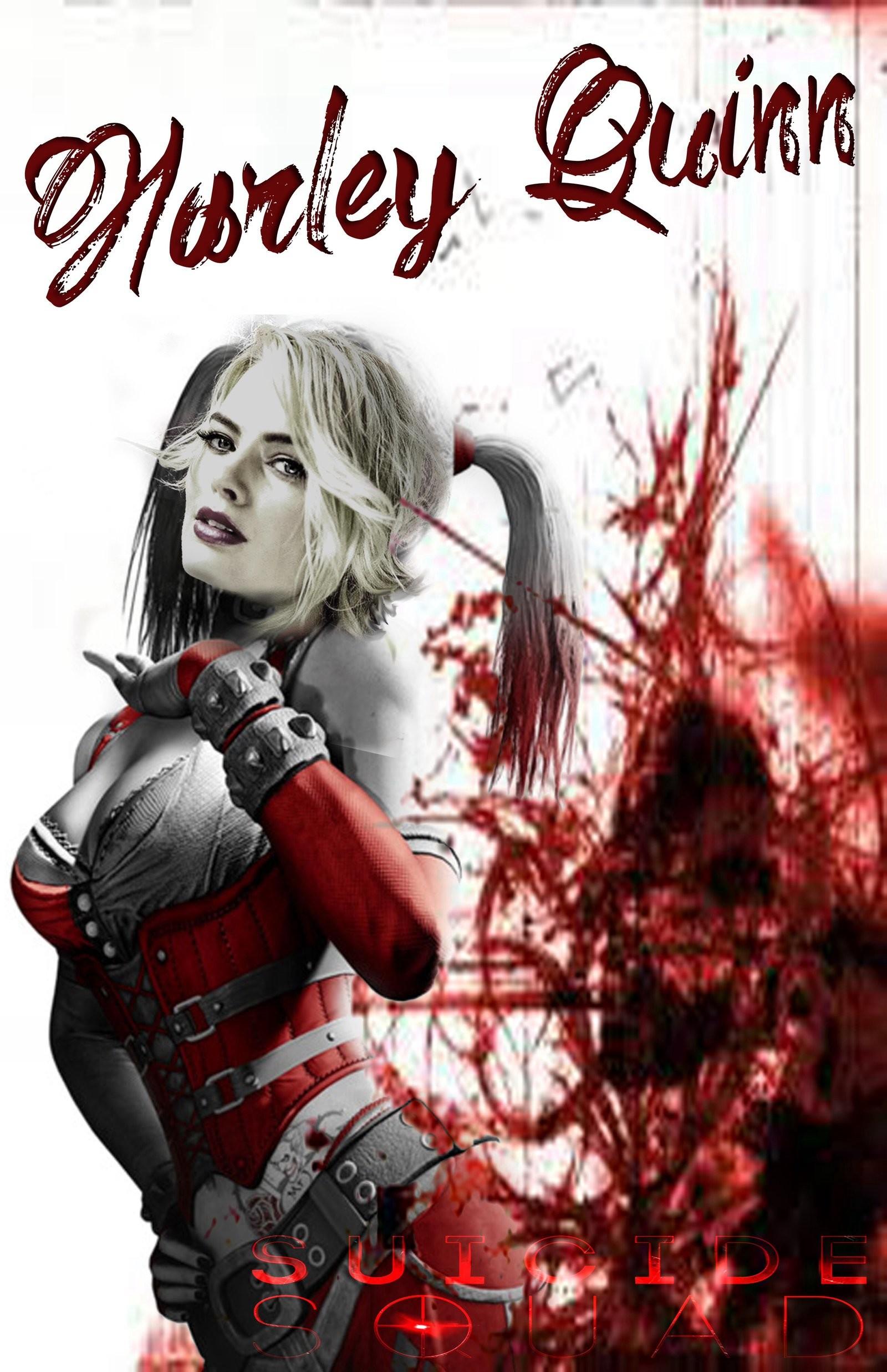 Harley Quinn Margot Robbie ritratto, 1600x900 HD, Desktop