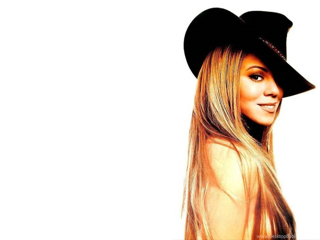 Donna con cappello nero, 1024x768 HD, Desktop
