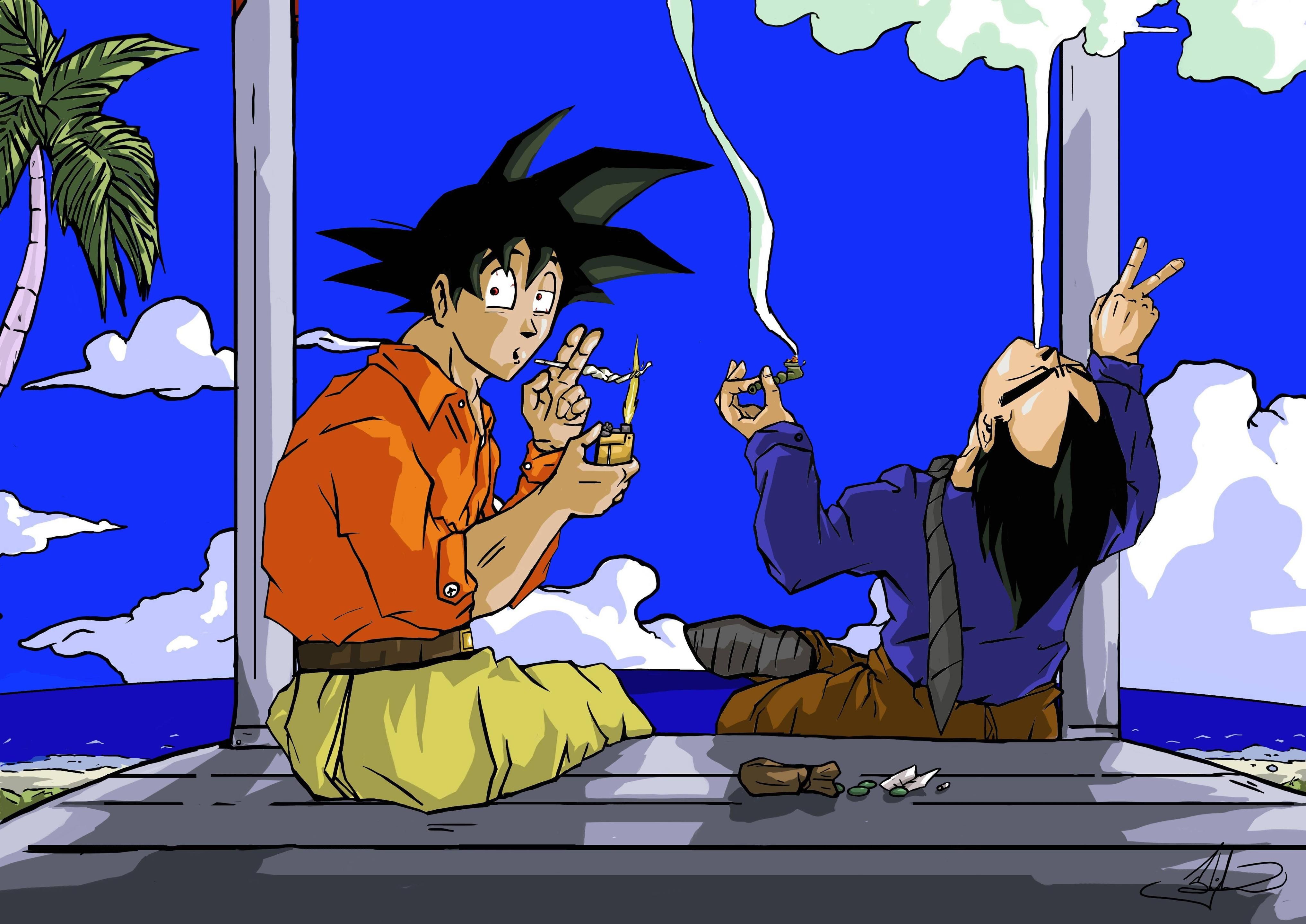 di Marijuana in Stile Cartoon, 1920x1080 1080p, Laptop