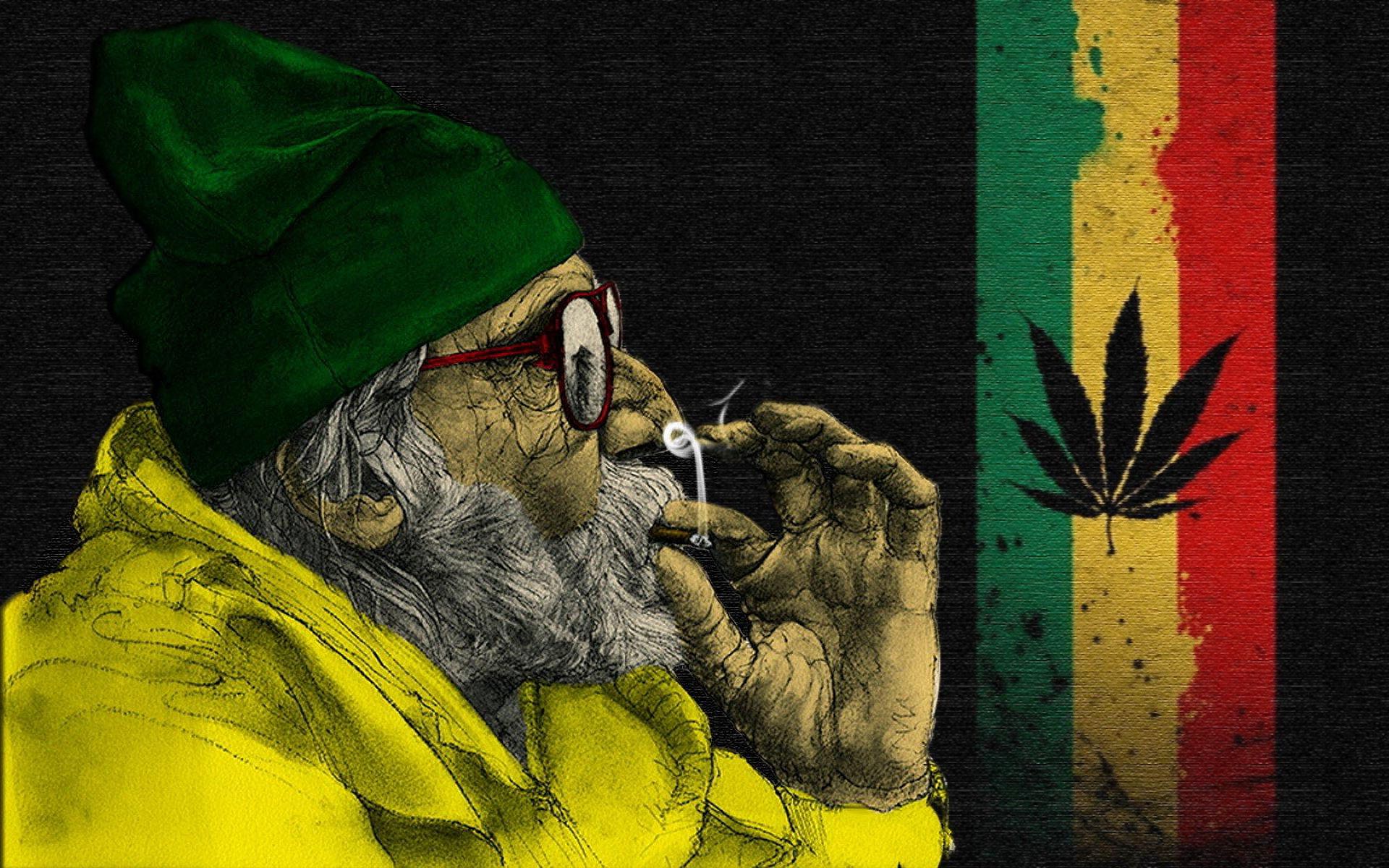 di Marijuana in Stile Cartoon, 1440x1280 720p, Laptop