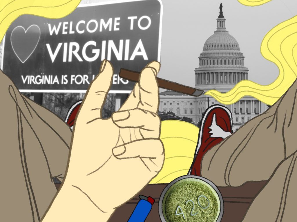 di Marijuana in Stile Cartoon, 1920x1080 Full HD, PC