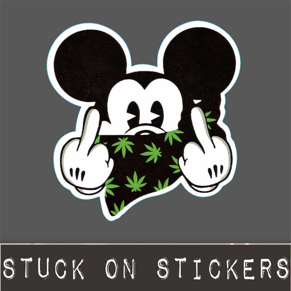Mickey Mouse graffiti bandana marijuana, 1000x1000 HD, Desktop