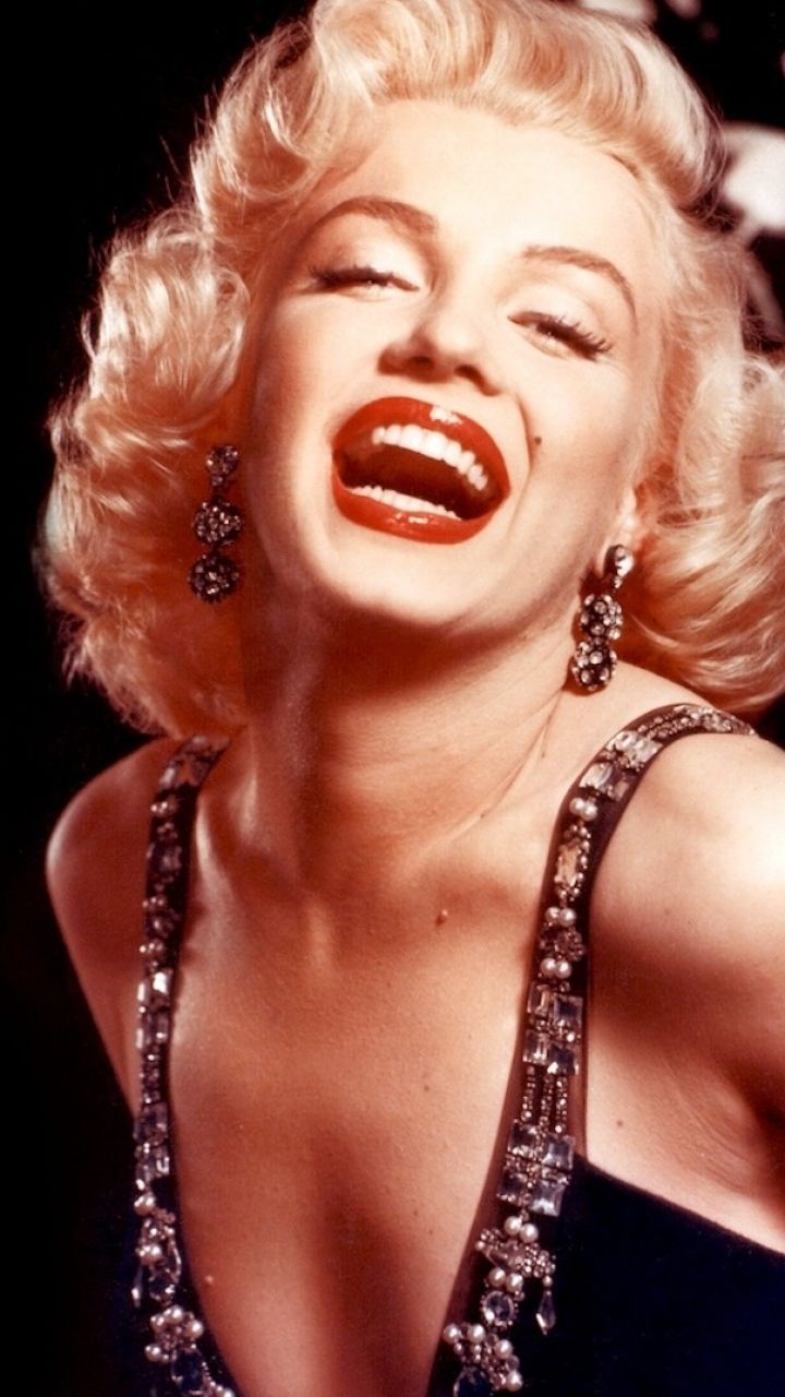 Marilyn Monroe che ride, 720x1280 Verticale, iPhone Air