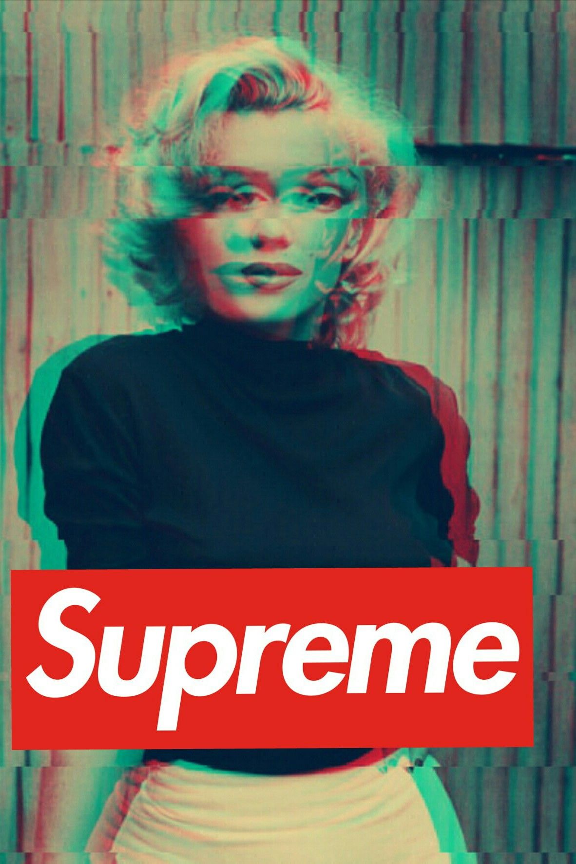 Marilyn Monroe logo Supreme, 1182x1773 Verticale, iPhone