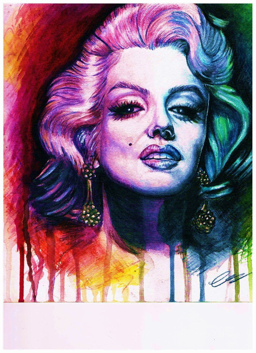 Marilyn Monroe ritratto colorato, 900x1238 Verticale, iPhone Pro Max