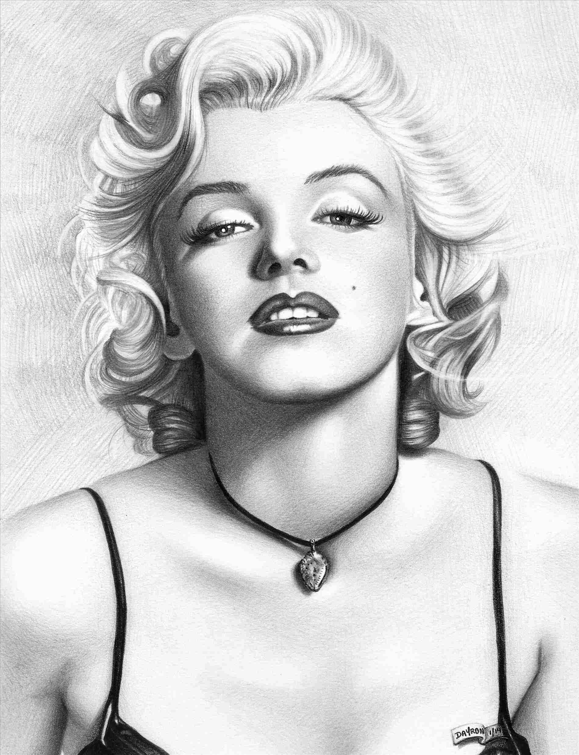 Marilyn Monroe disegno bianco e nero, 1899x2476 Verticale, iPhone