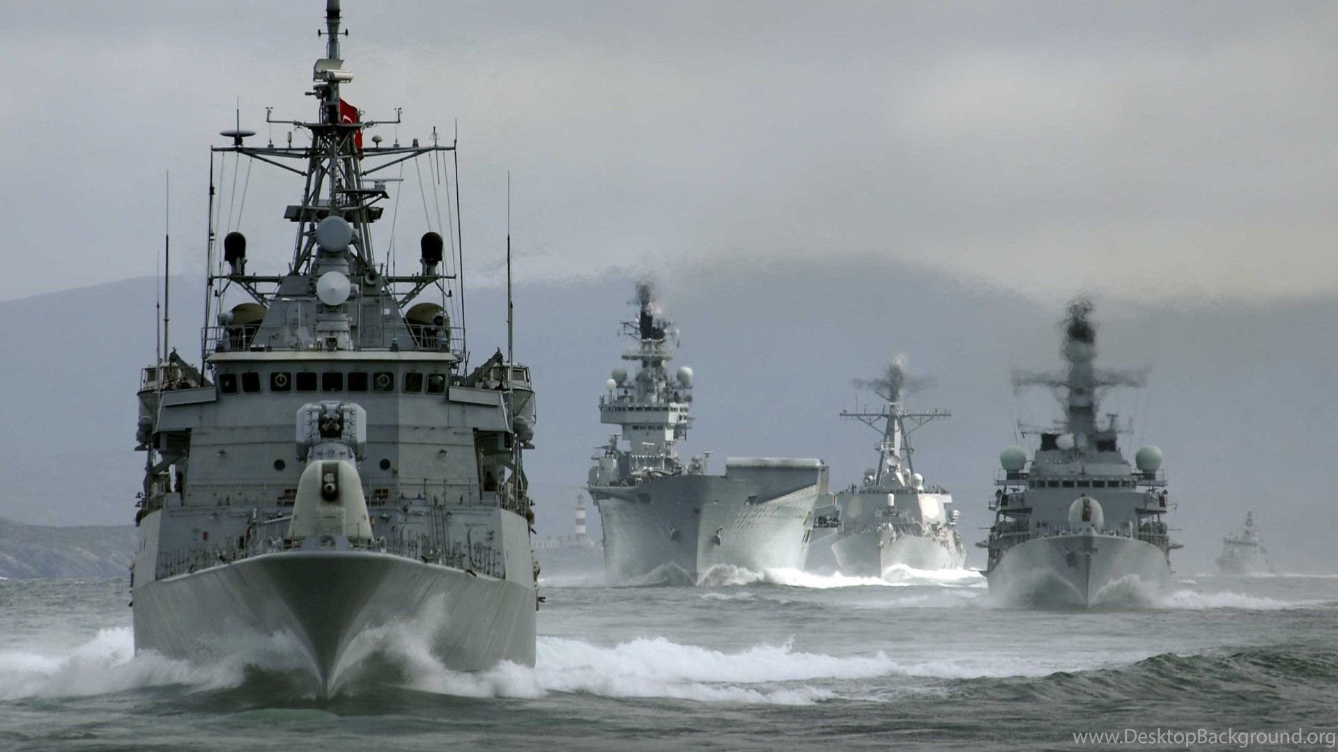 Navi da guerra US Navy mare, 1920x1080 Full HD 1080p, Laptop