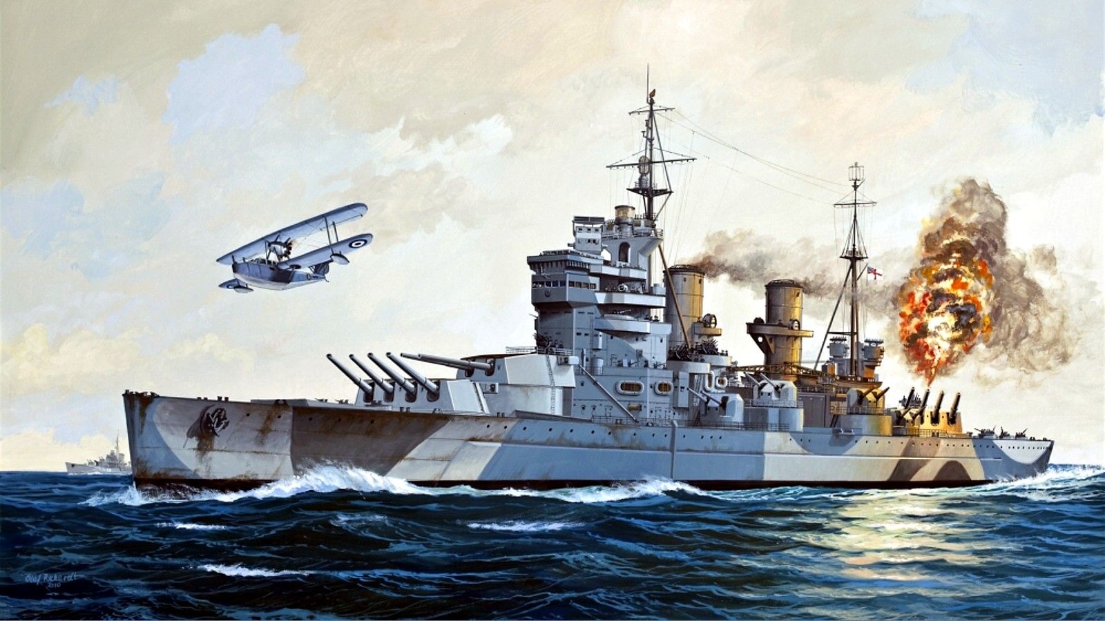 Nave da guerra Royal Navy, 1600x900 900p, Laptop