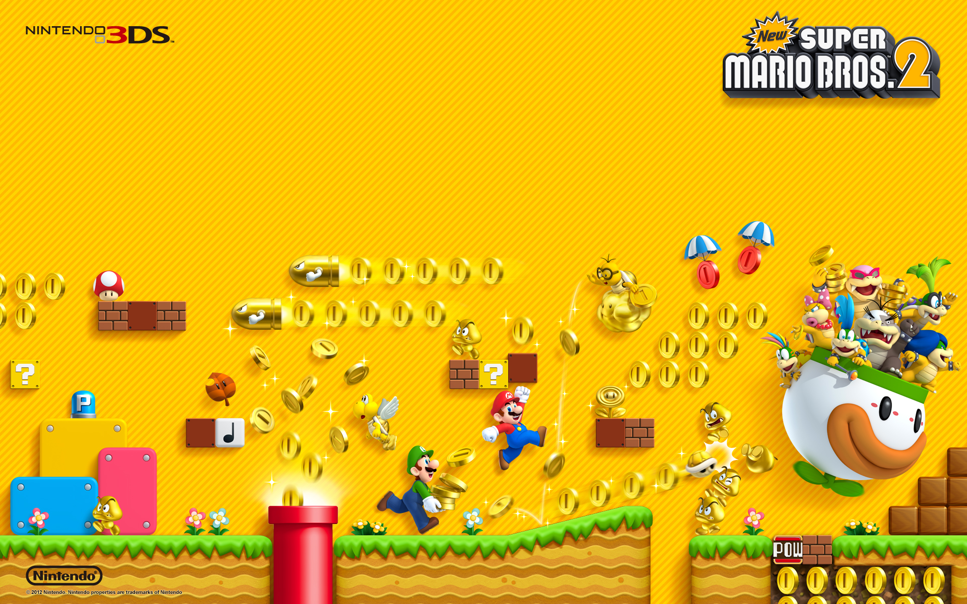 New Super Mario Bros 2, 1920x1200 Full HD+, Desktop