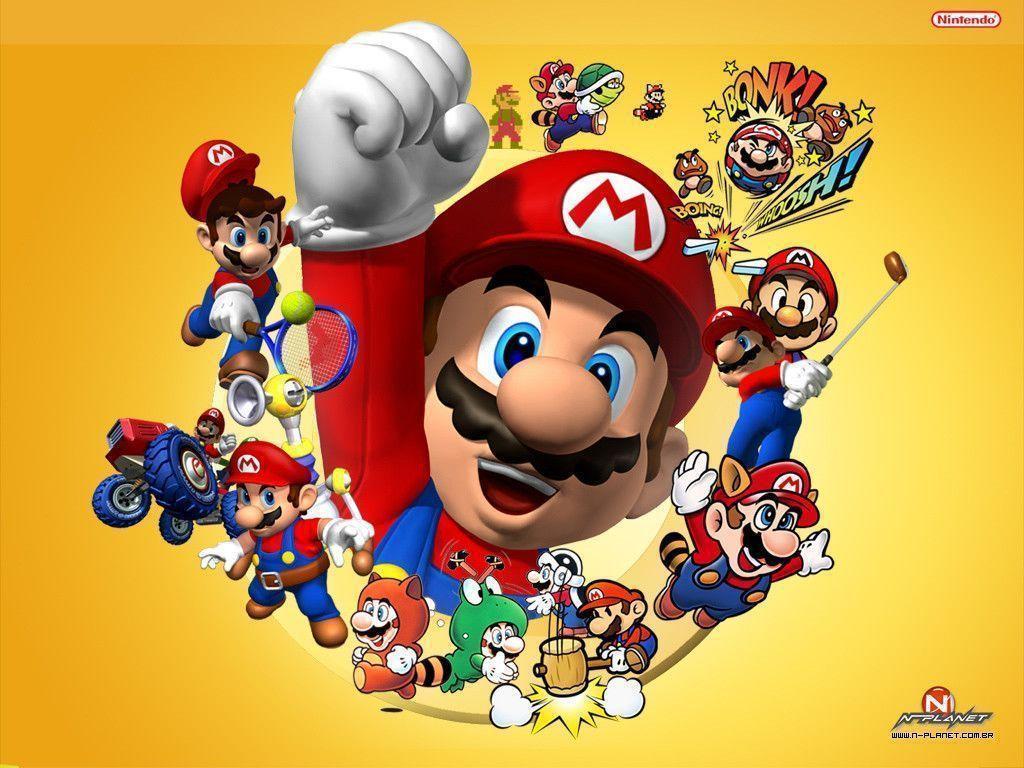 Mario Bros personaggi Nintendo, 1024x768 HD, iMac