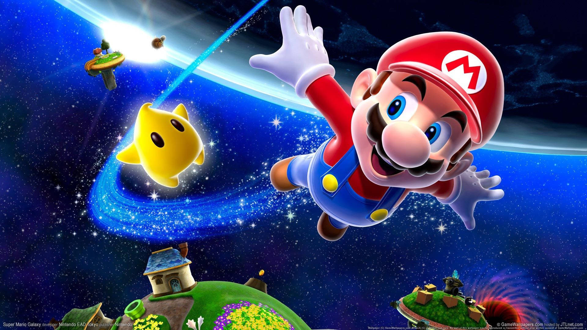 Mario Galaxy videogioco spazio, 1920x1080 Full HD, Desktop