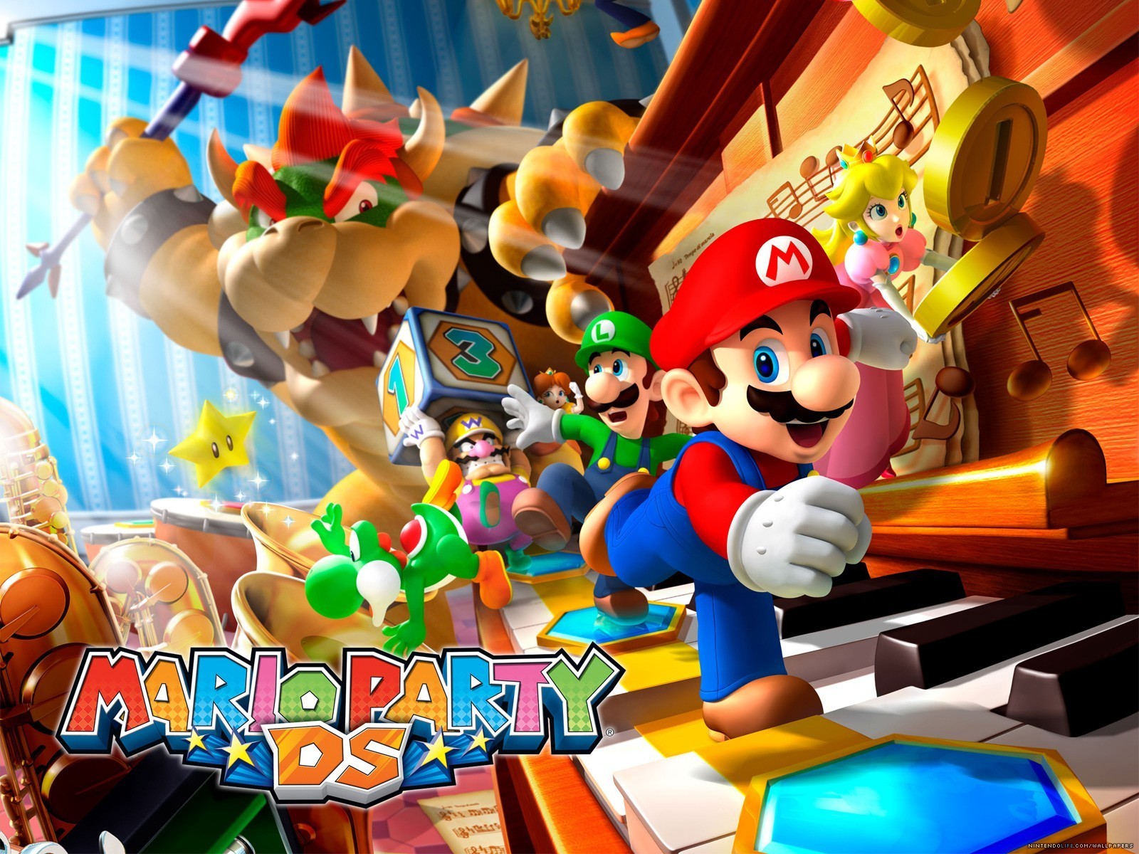 Mario Party DS personaggi, 1600x1200 HD Ready, PC