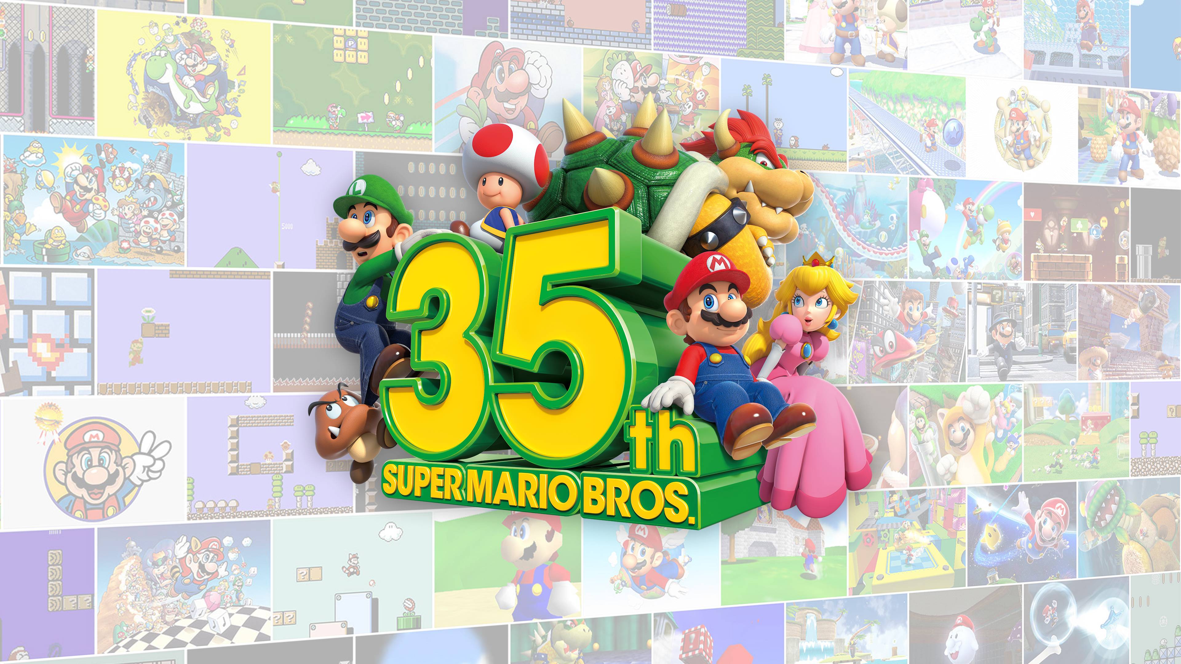 Super Mario Bros 35th Anniversary, 3840x2160 4K, Desktop 4K