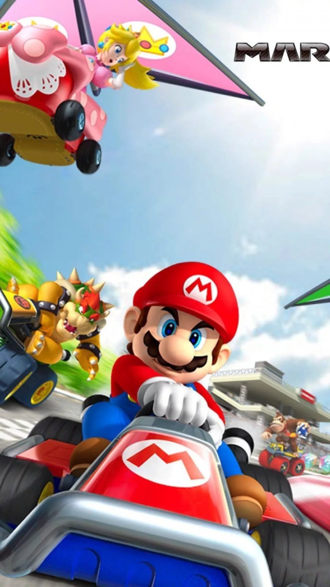 Mario Kart personaggi Nintendo, 1080x1920 Full HD Verticale, iPhone Air