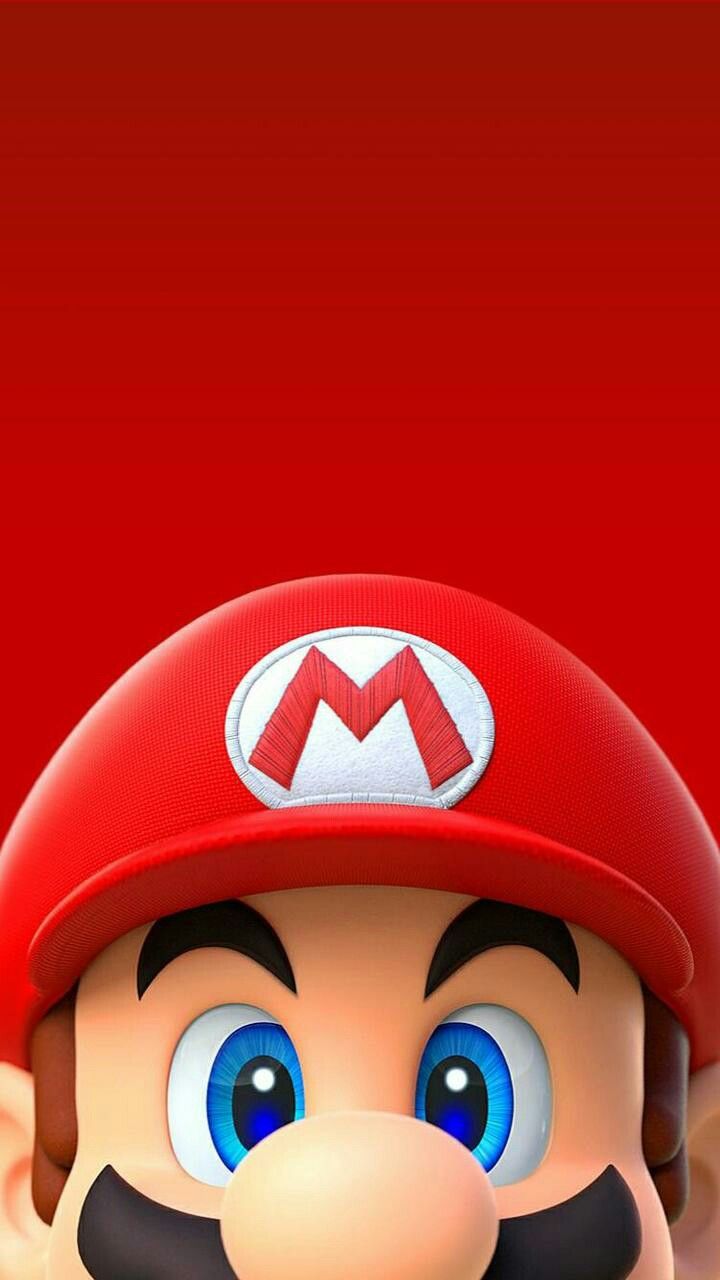 Mario cappello rosso primo piano, Nintendo, 720x1280 Verticale, iPhone Air