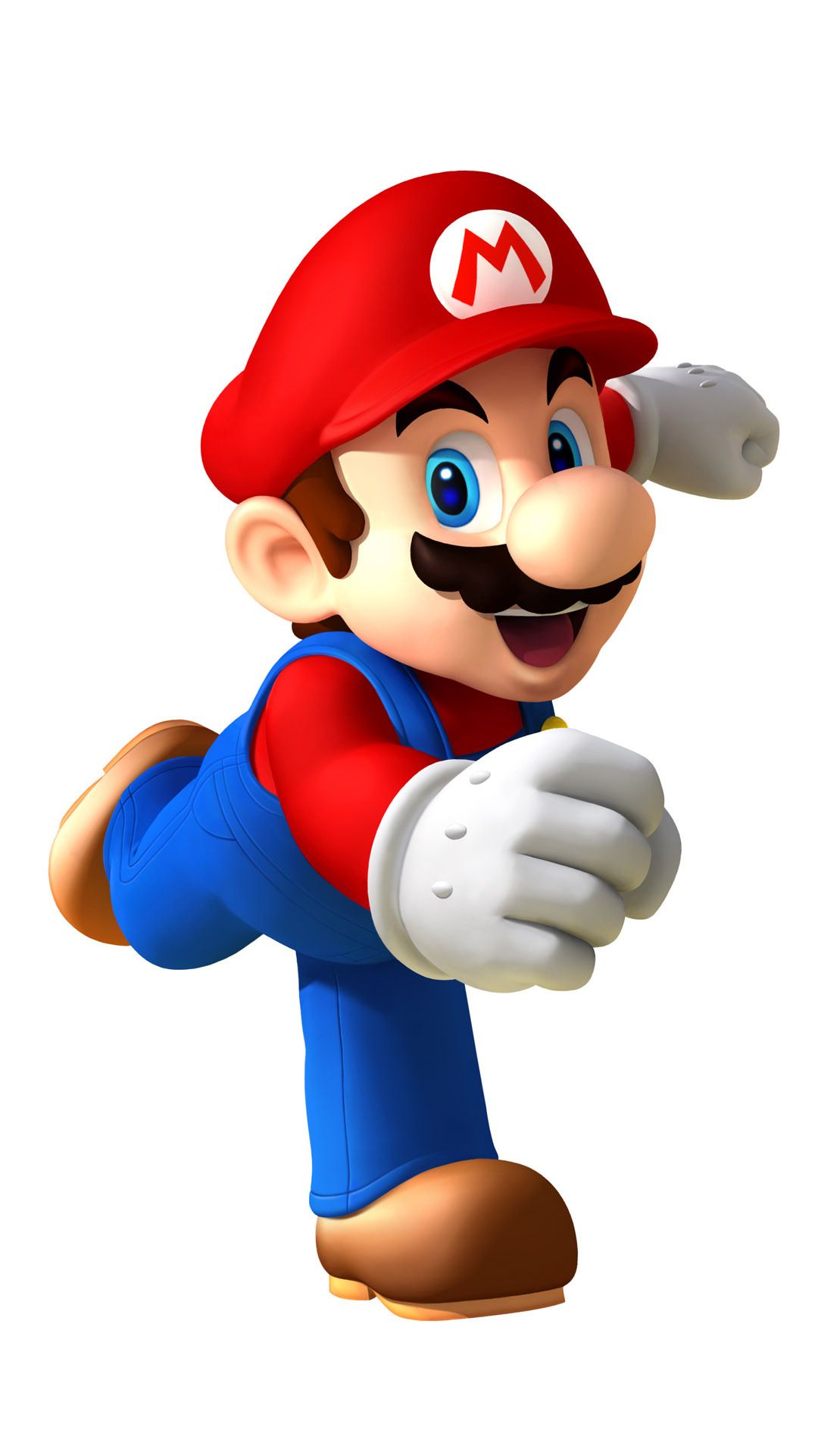 Mario personaggio Nintendo saltando, console giapponese, 1080x1920 Verticale, Telefono