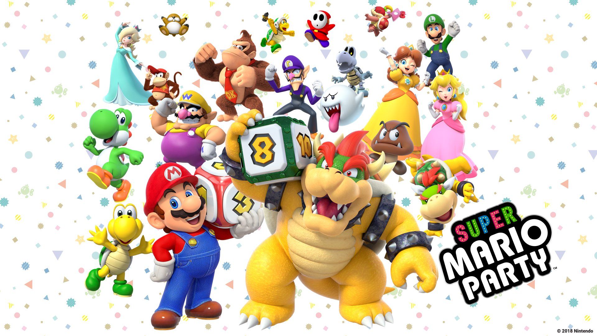 Personaggi Super Mario Party, Nintendo, 1920x1080 Full HD 1080p, Desktop