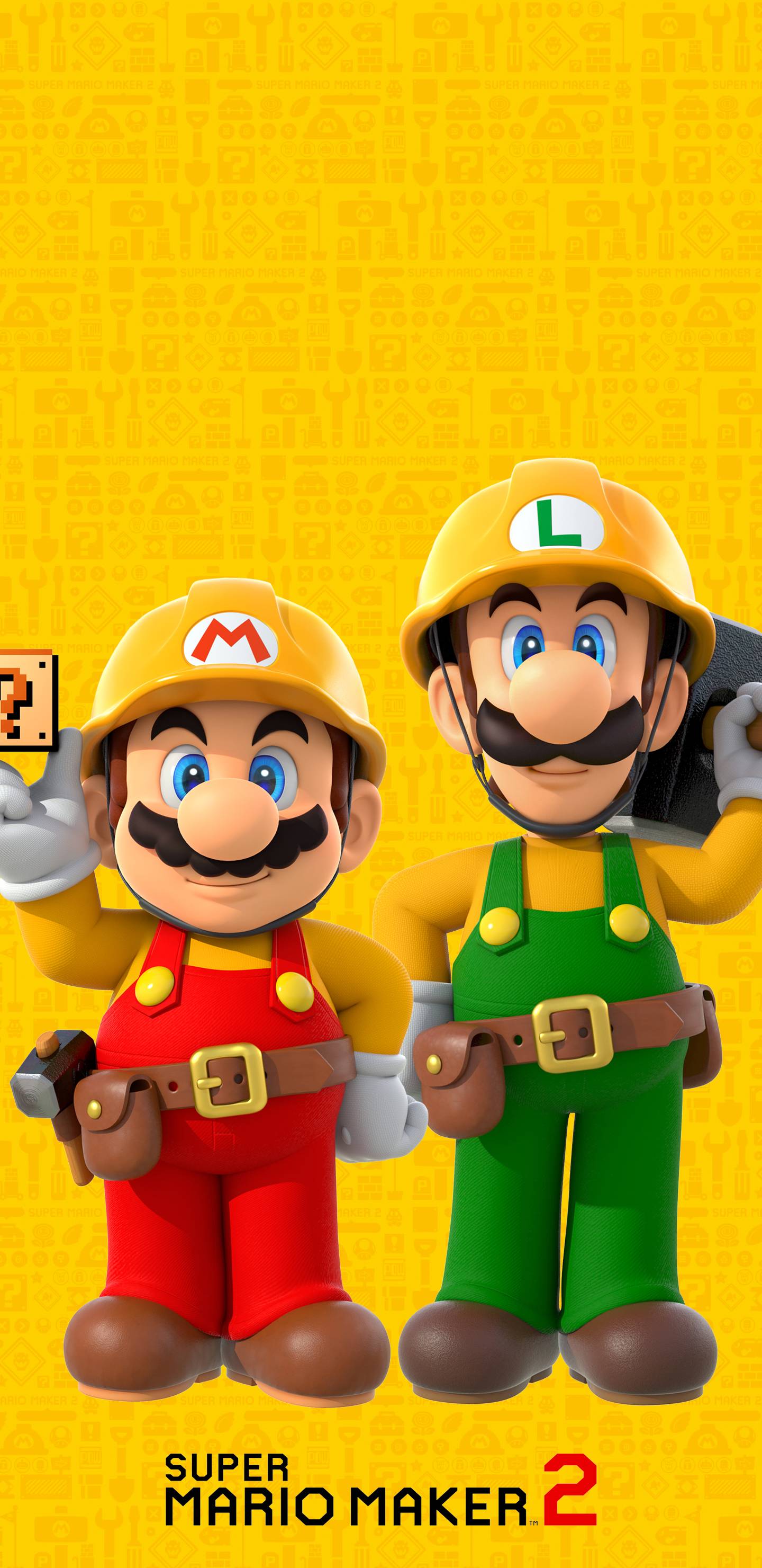 Mario e Luigi Maker, 1440x2960 Full HD Verticale, iPhone
