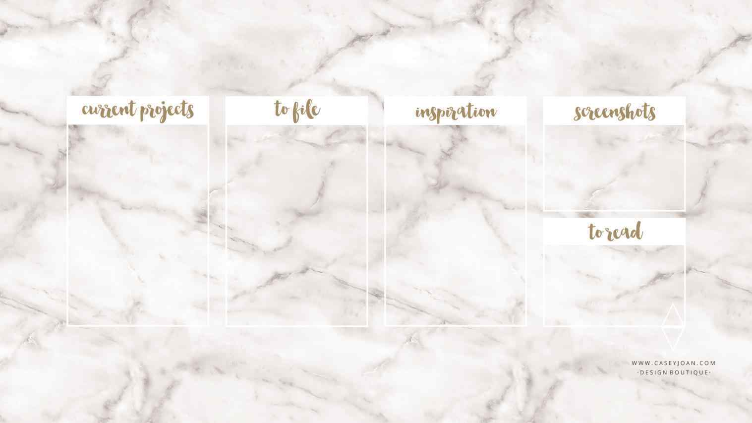 Sfondo marmo bianco organizer desktop, 1517x853 720p, PC