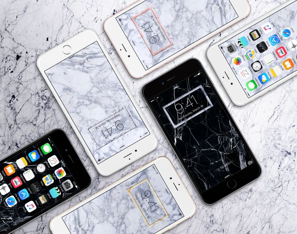 iPhone su marmo bianco, 1008x793 HD, PC Desktop