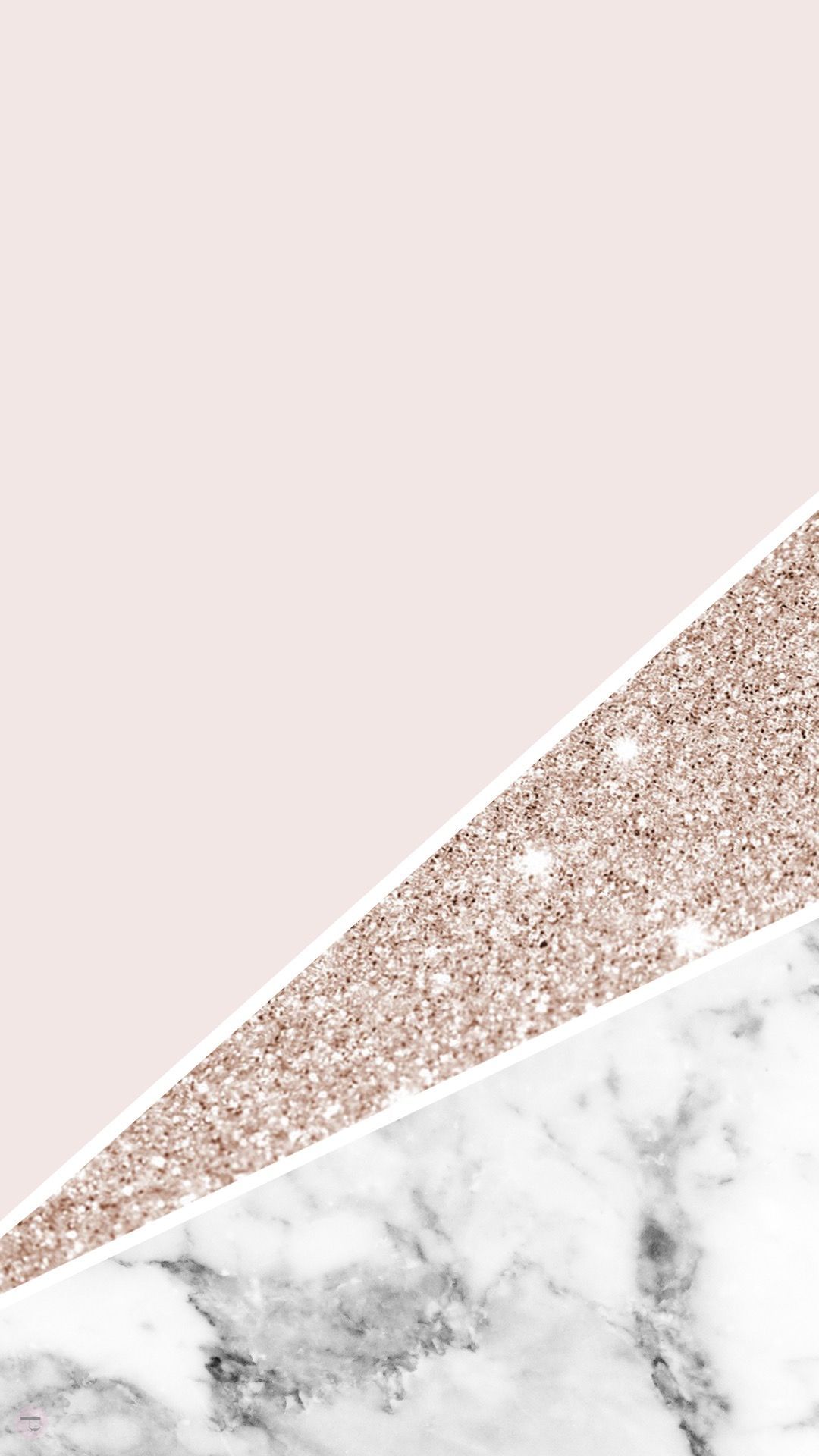 Glitter rosa e marmo bianco, 1080x1920 Full HD Verticale, iPhone Pro Max