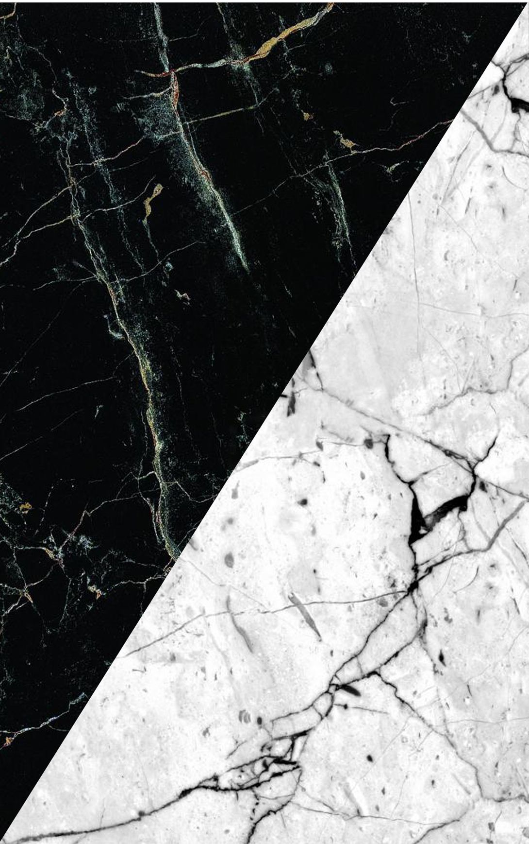 Marmo bianco e nero diagonale, 1090x1737 Full HD Verticale, iPhone Plus